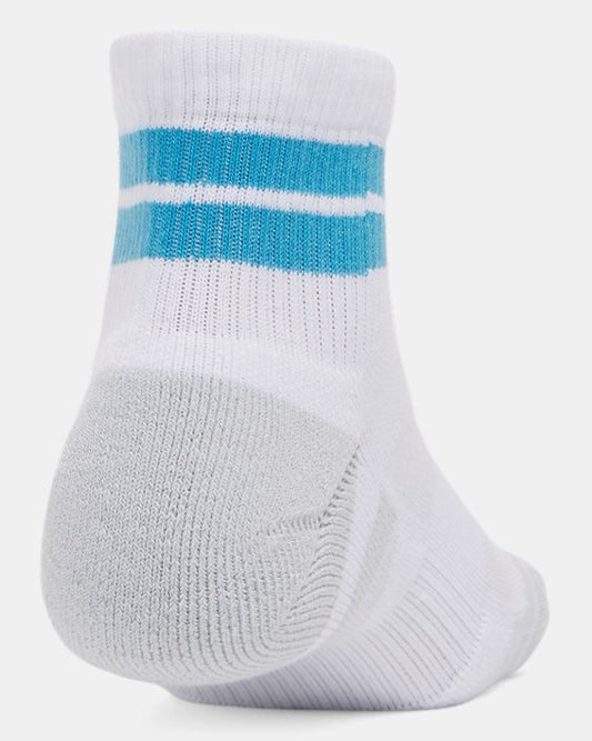 UA Performance Tech Unisex 3 Pack Quarter Socks