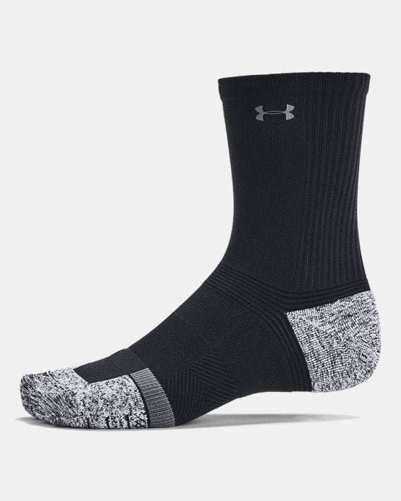UA ArmourDry Pro Unisex 3 Pack Mid Crew Socks