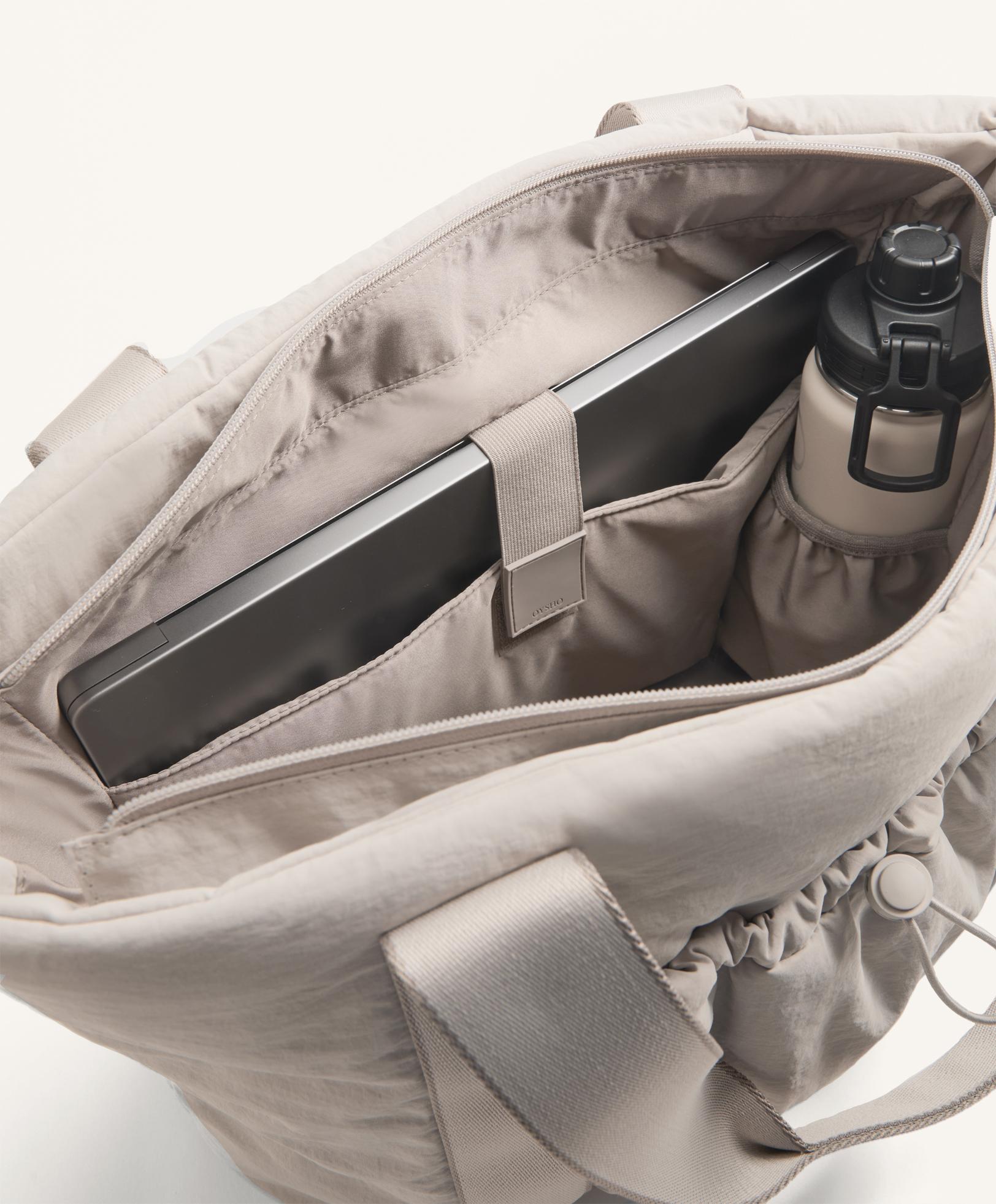 SHOPPER BAG WITH FRONT POCKET