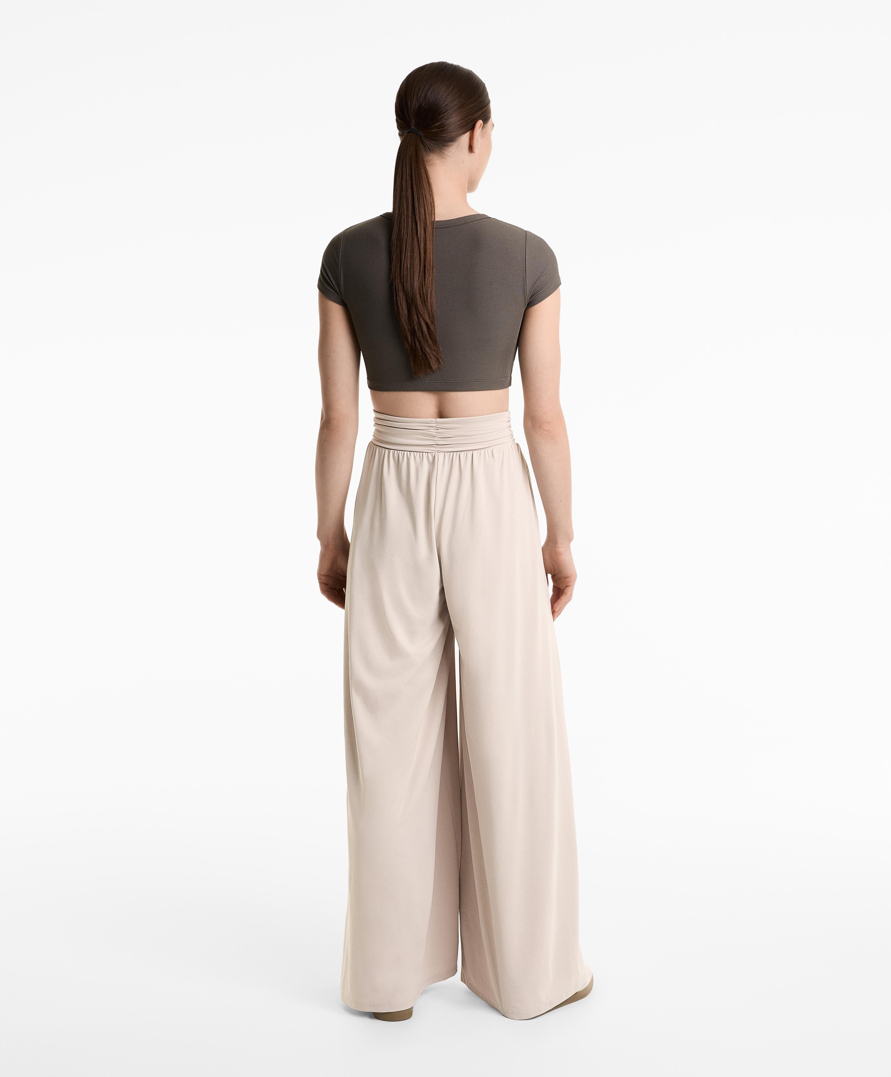 CRISS CROSS RIB TANK TOP MODAL BLEND