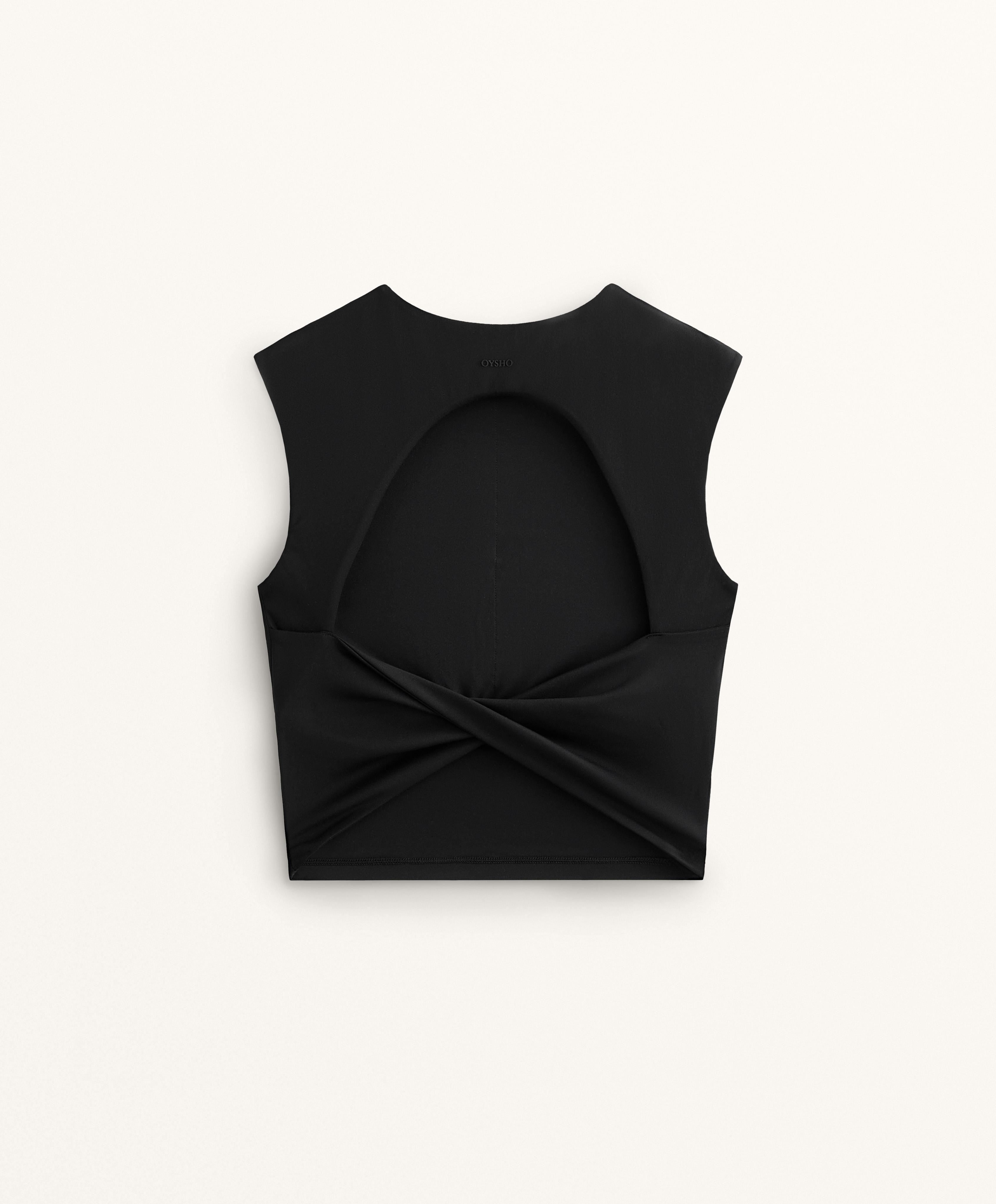COMFORTLUX OPEN BACK TWIST TANK TOP