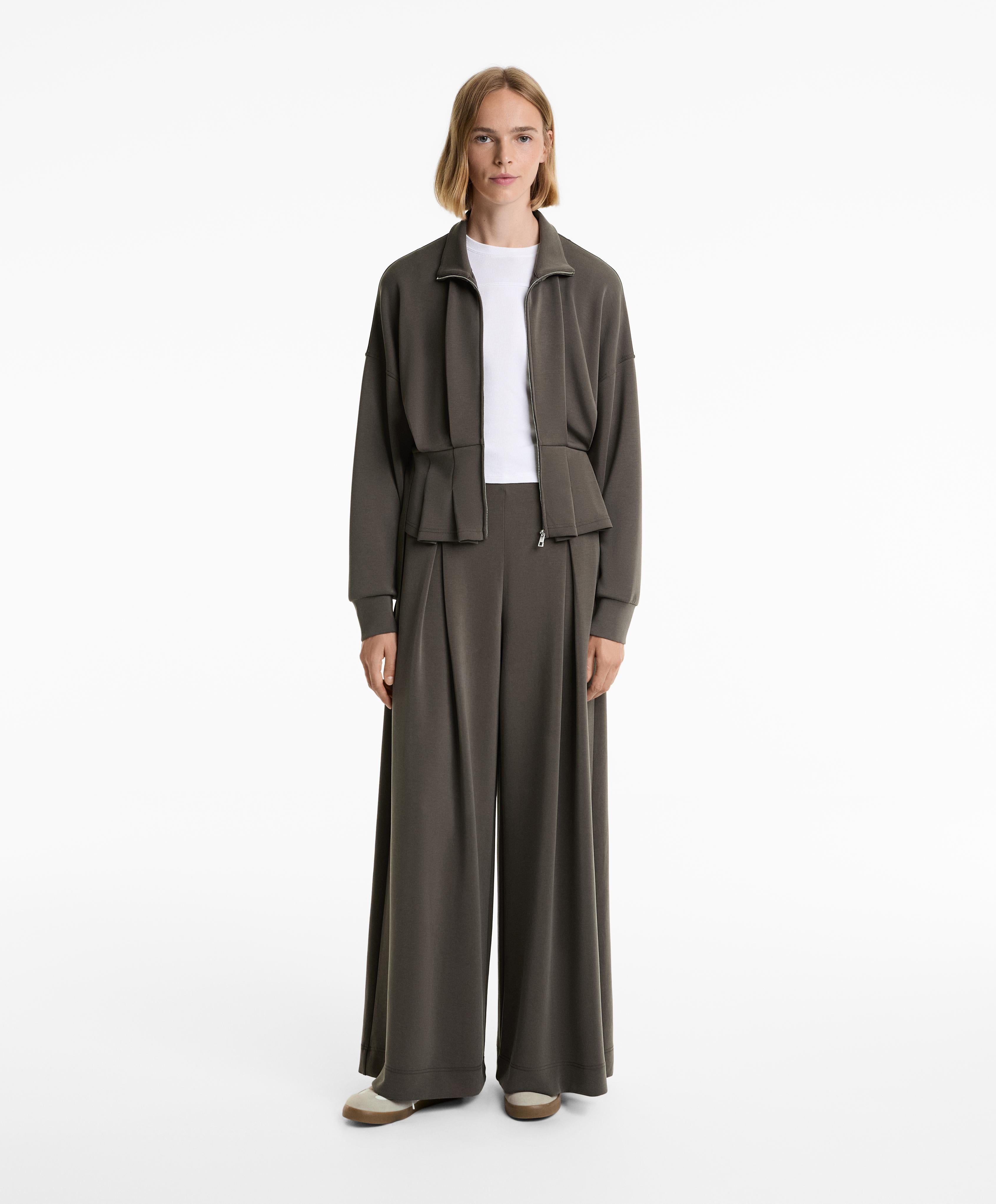 SOFT TOUCH MODAL BELTED JACKET