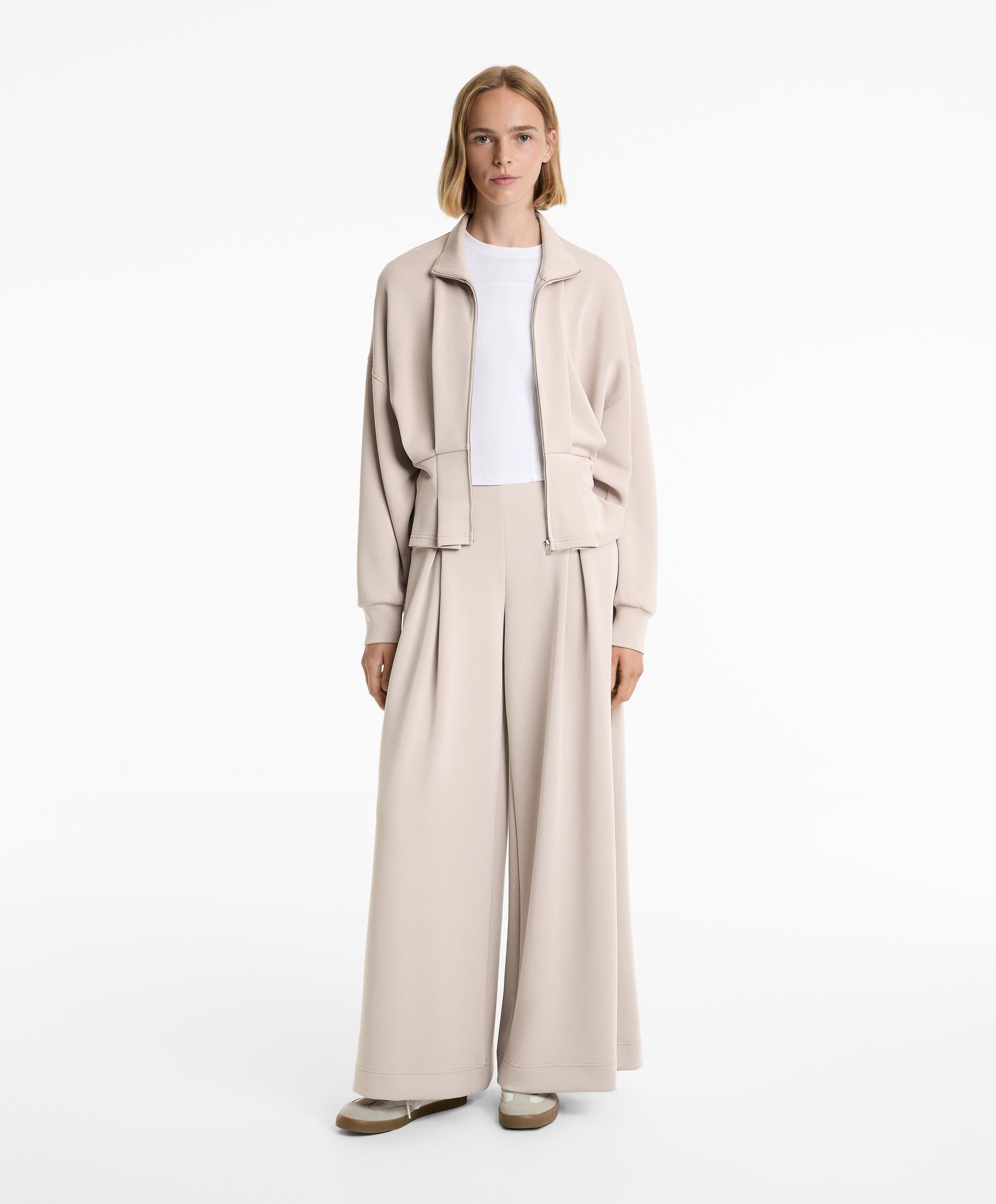 SOFT TOUCH MODAL BELTED JACKET