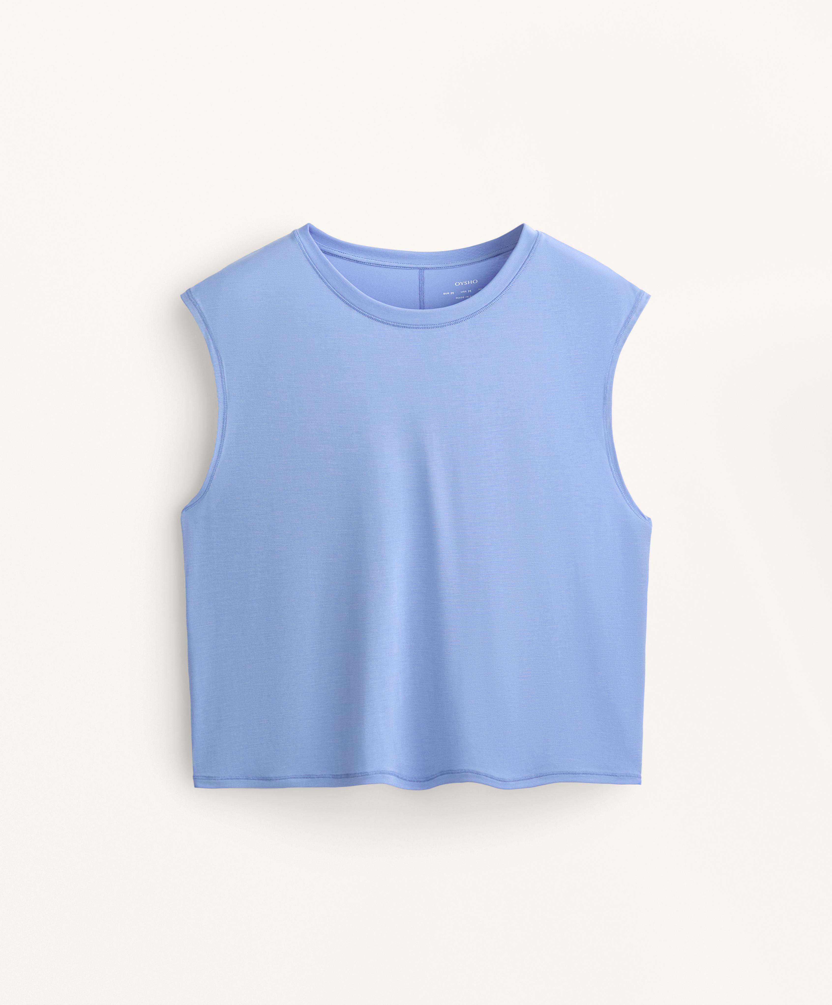 MODAL BLEND SLEEVELESS T SHIRT