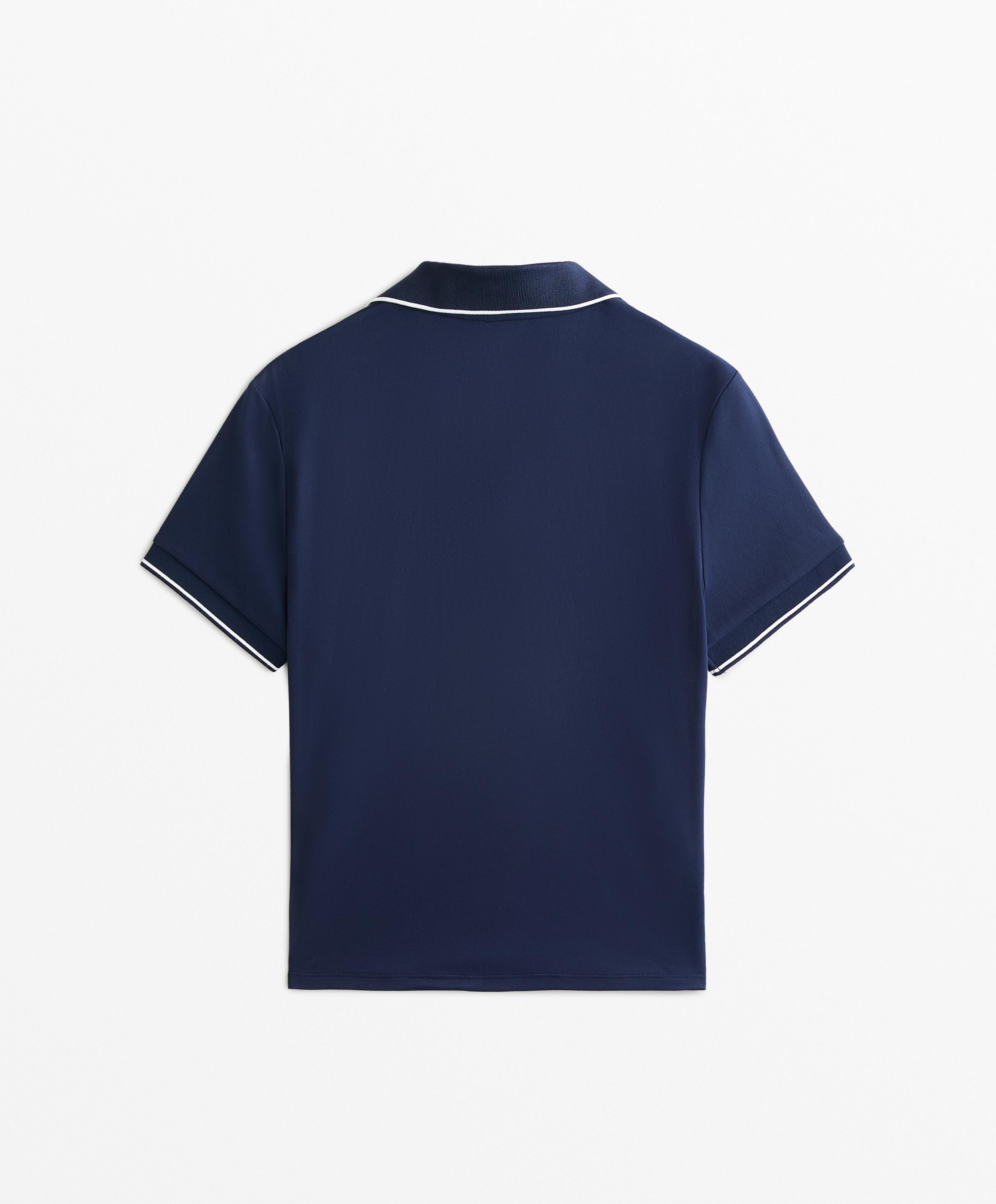 SHORT SLEEVE PIPING COMFORTLUX POLO SHIRT