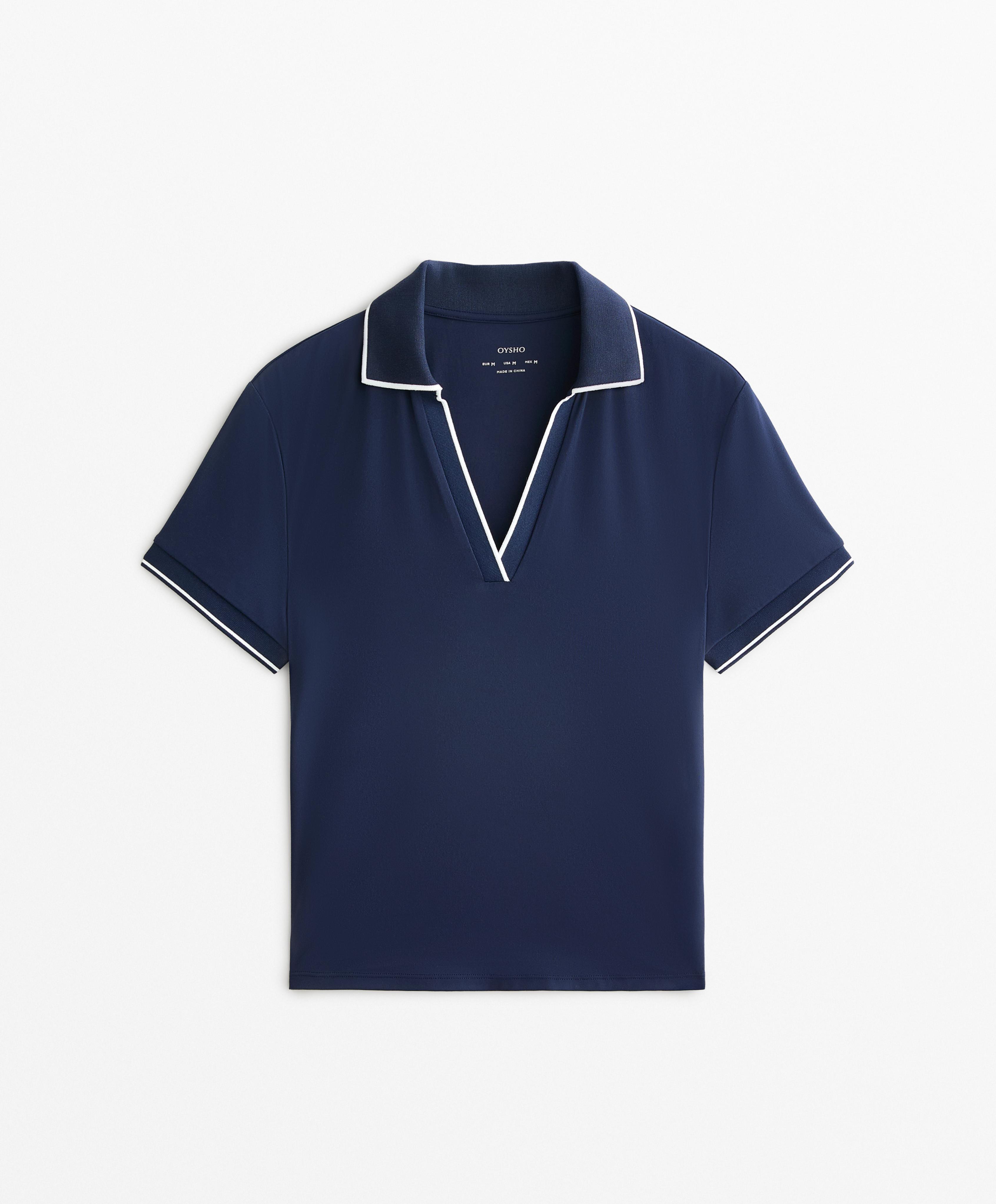 SHORT SLEEVE PIPING COMFORTLUX POLO SHIRT