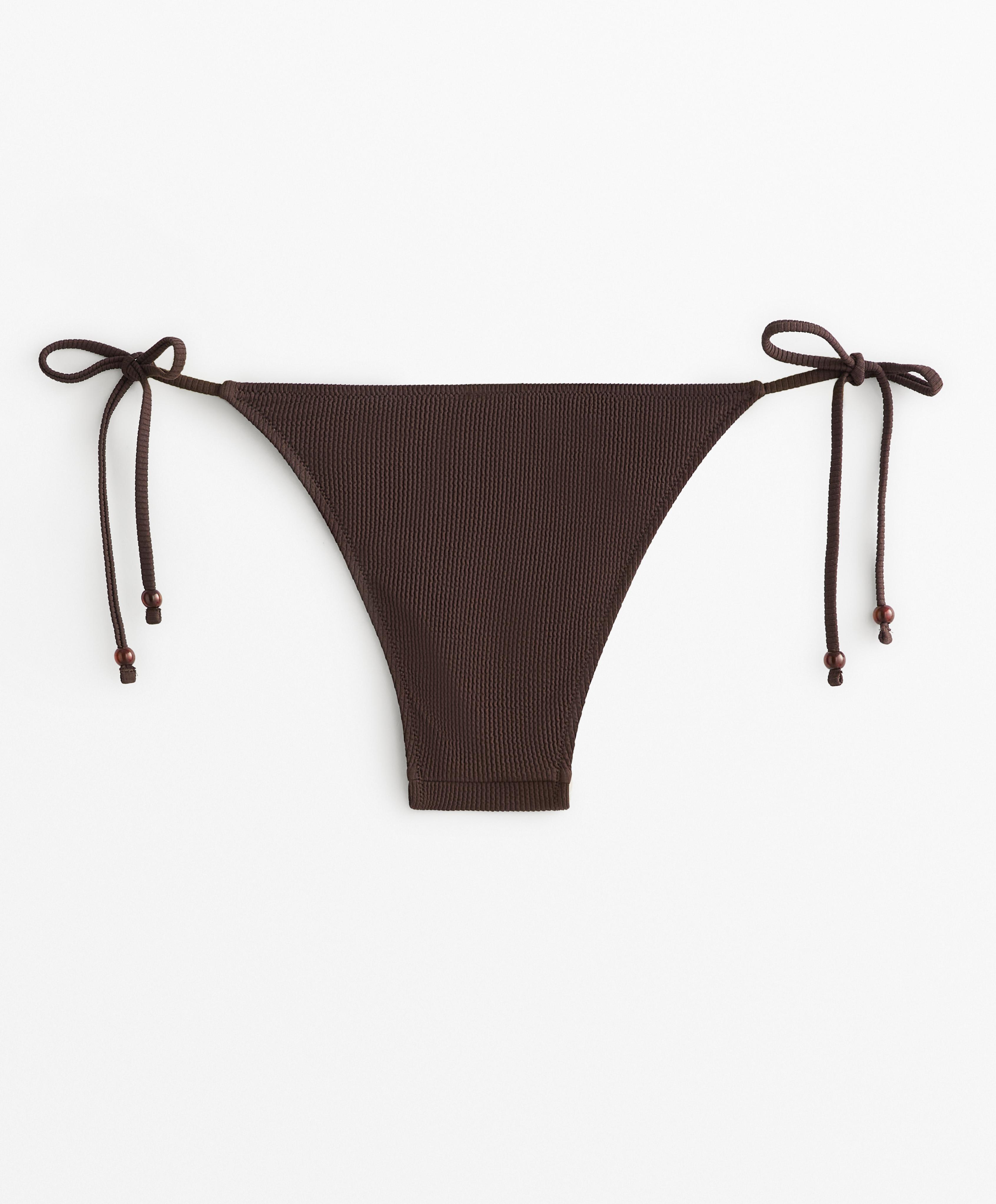 MEDIUM COVERAGE TIE RIB BIKINI BRIEFS