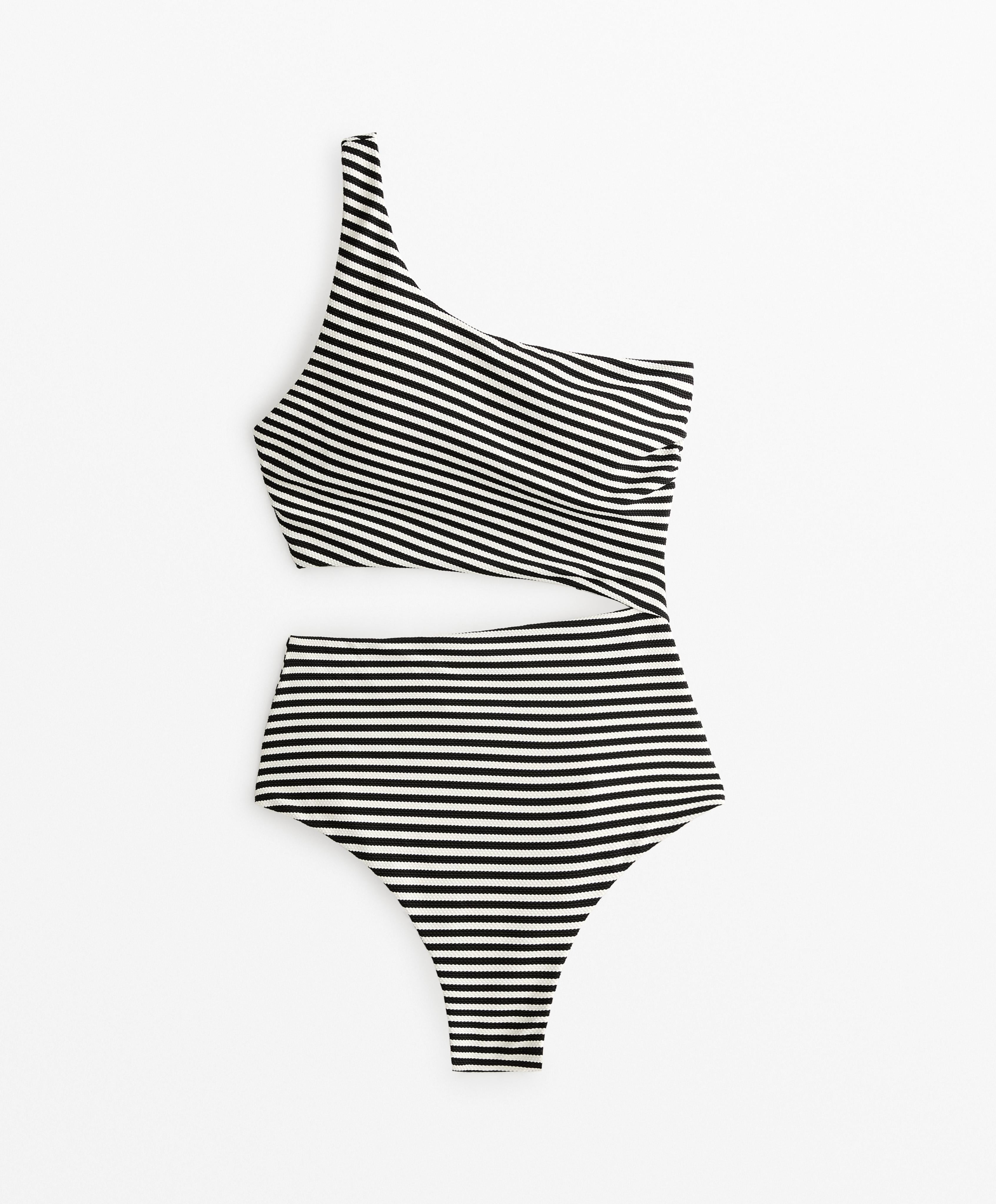 STRIPED ASYMMETRIC TRIKINI