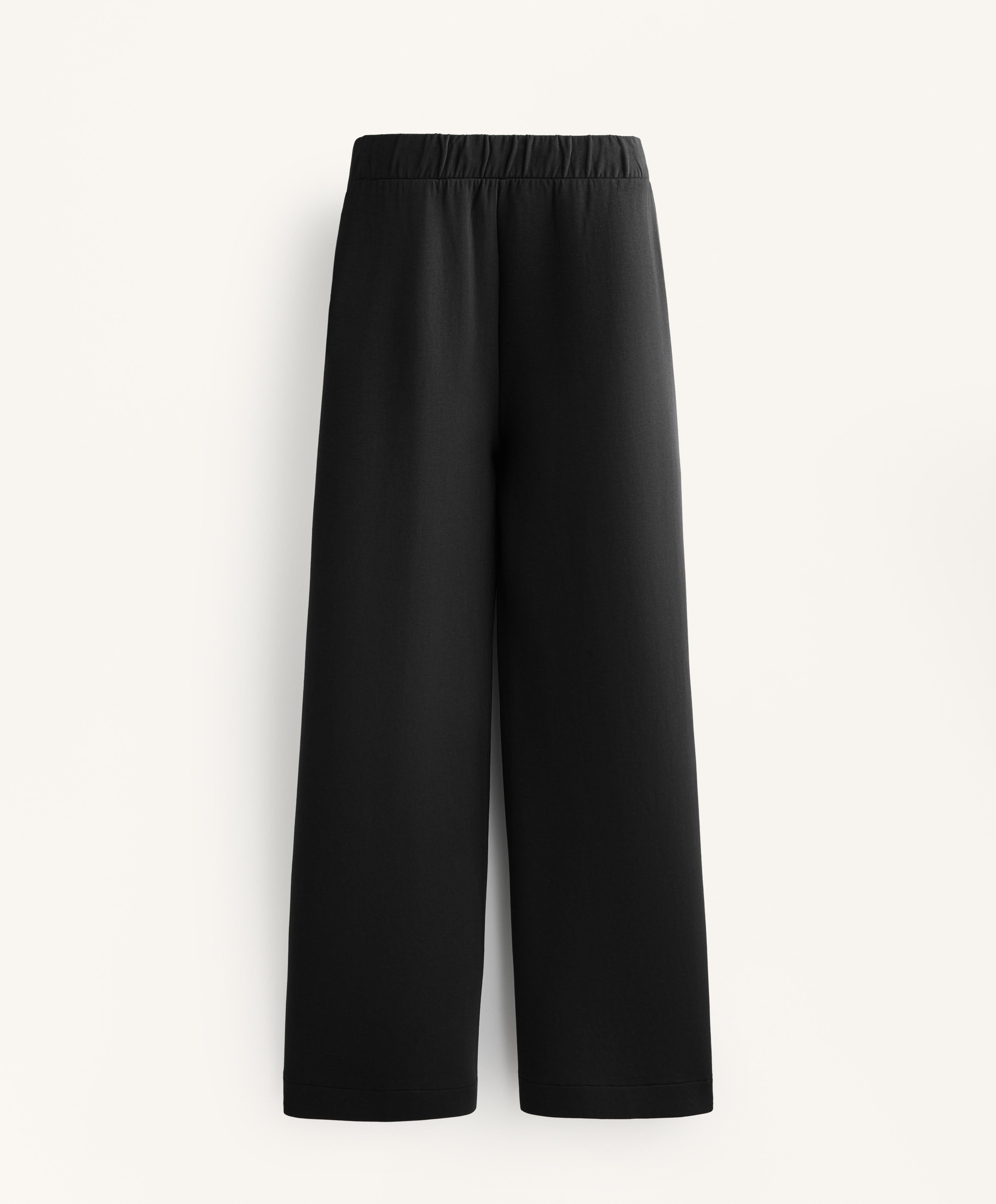 RELAXED COTTON BLEND SEAM TROUSERS