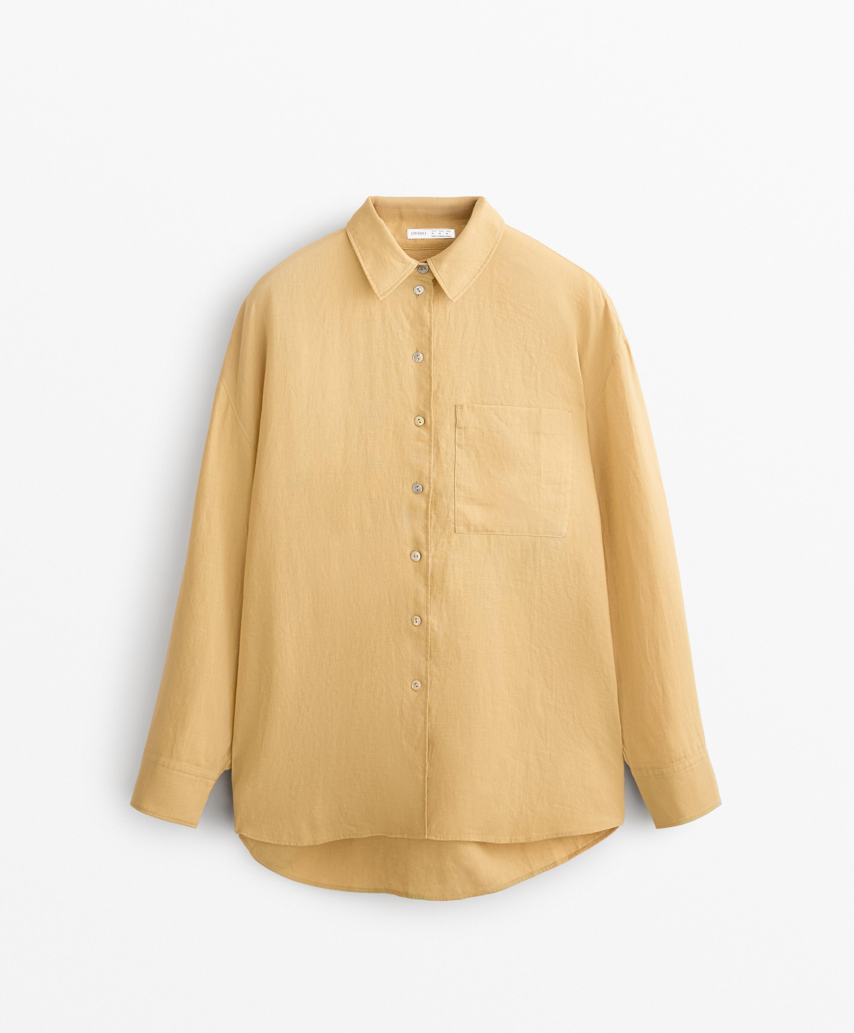 100% LINEN RELAXED SHIRT