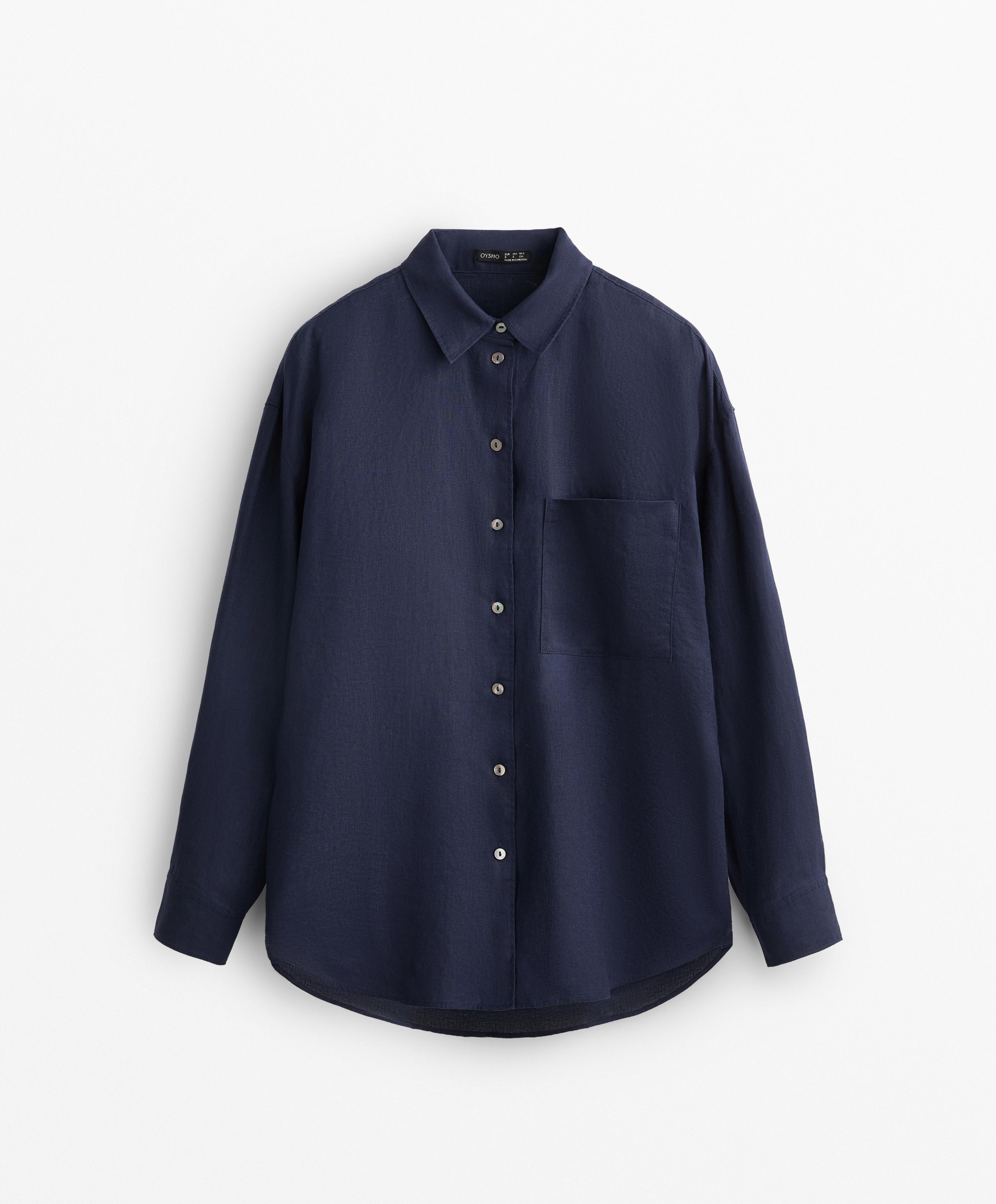 100% LINEN RELAXED SHIRT