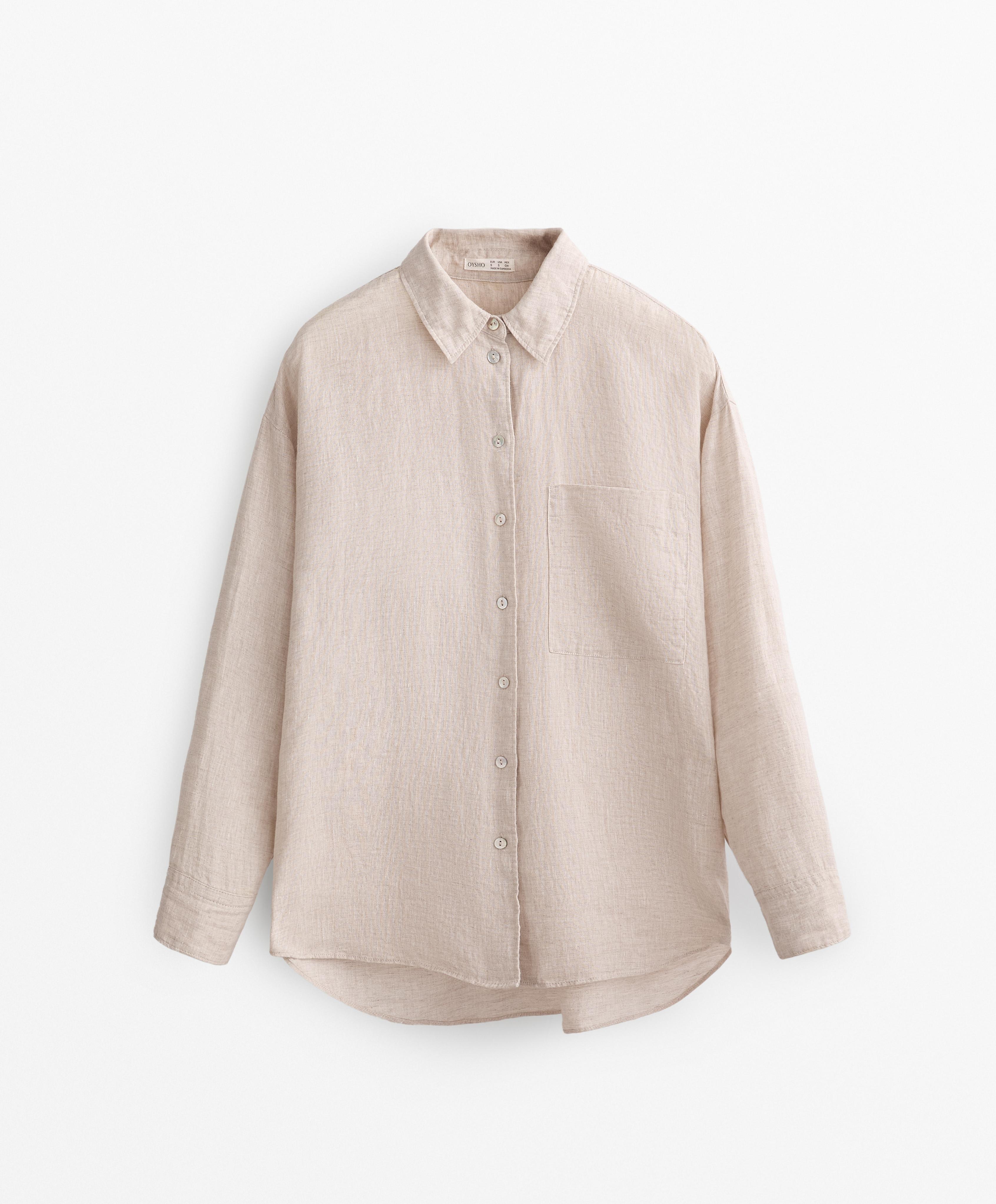 100% LINEN RELAXED SHIRT