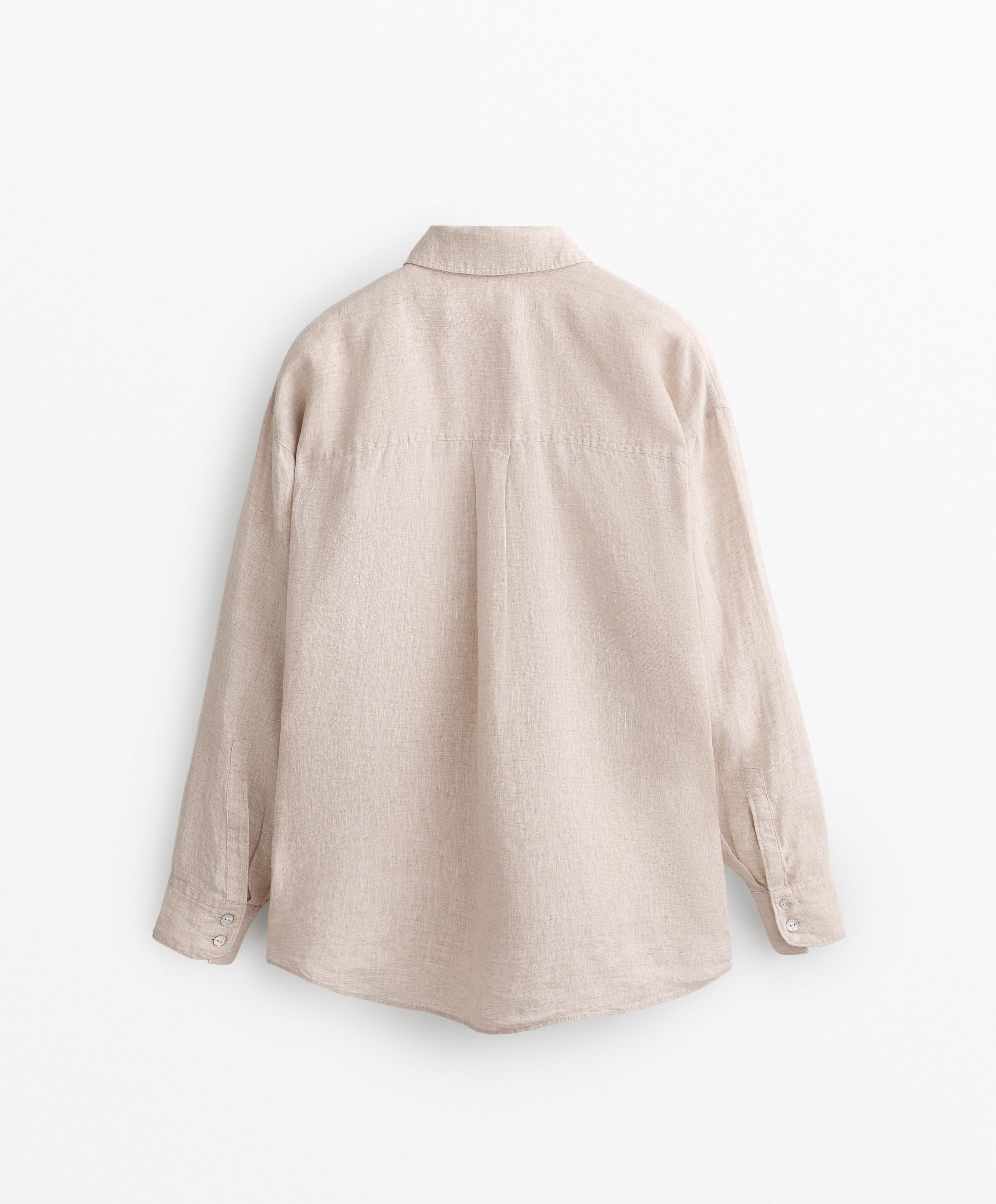 100% LINEN RELAXED SHIRT
