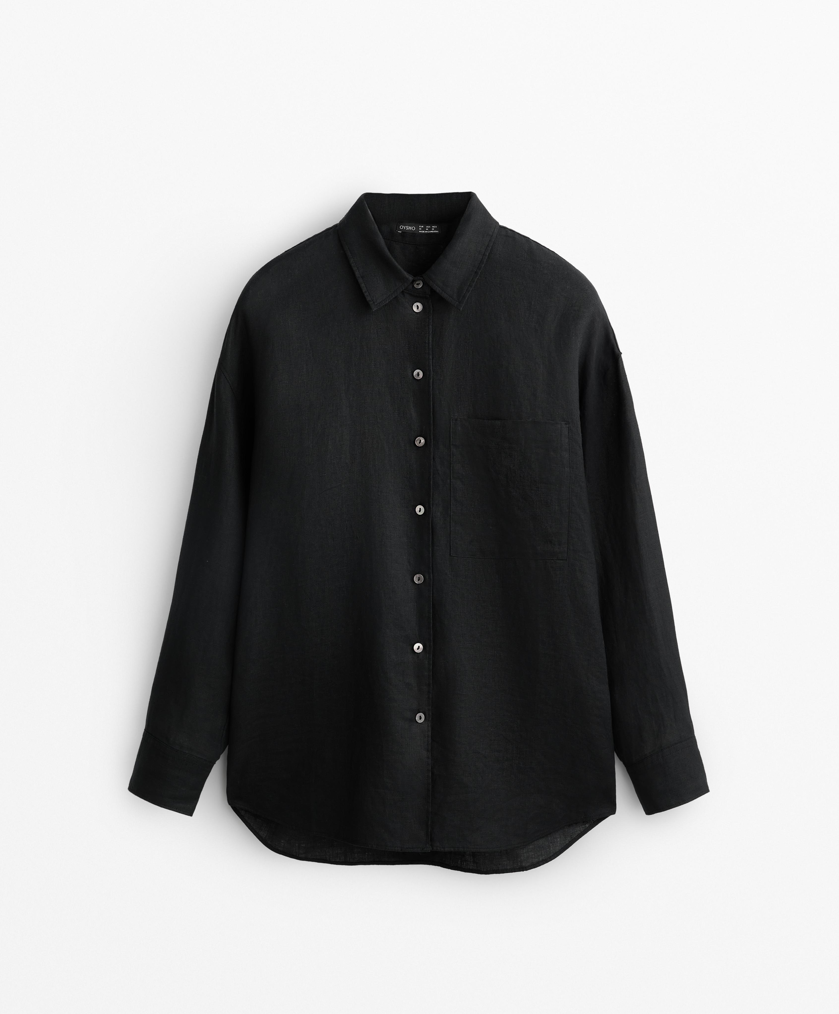 100% LINEN RELAXED SHIRT