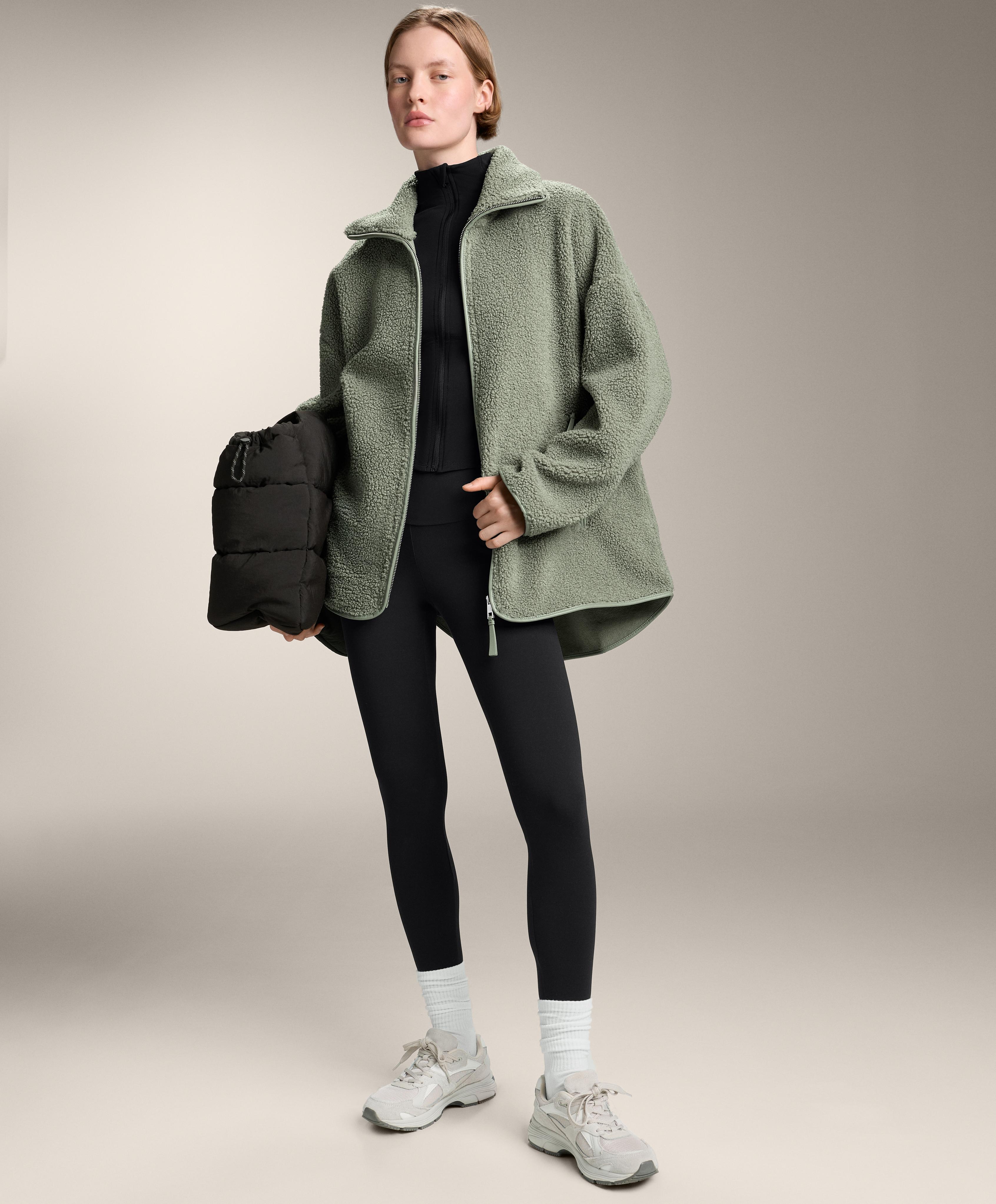 FAUX SHEARLING OVERSIZE JACKET