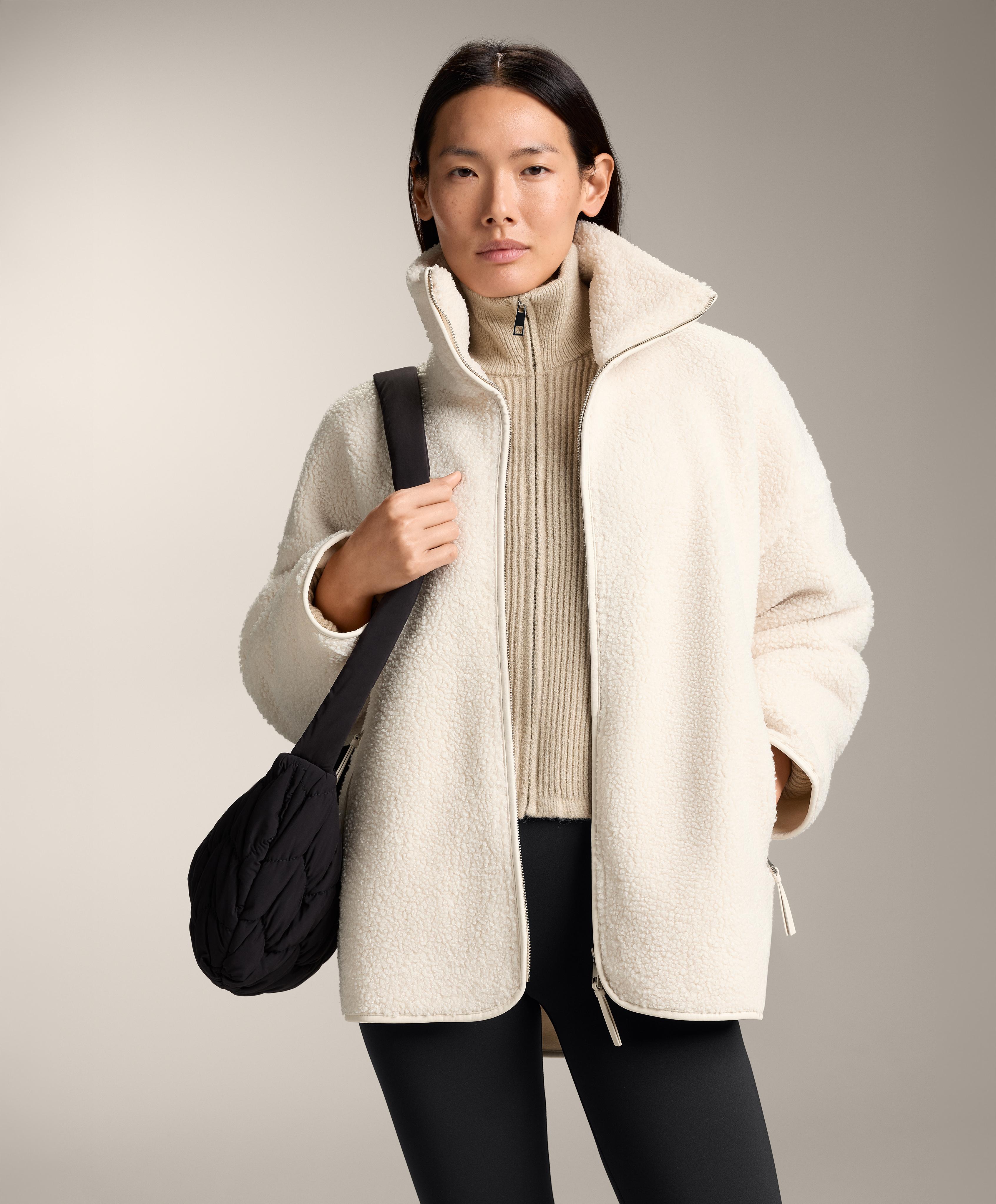 FAUX SHEARLING OVERSIZE JACKET