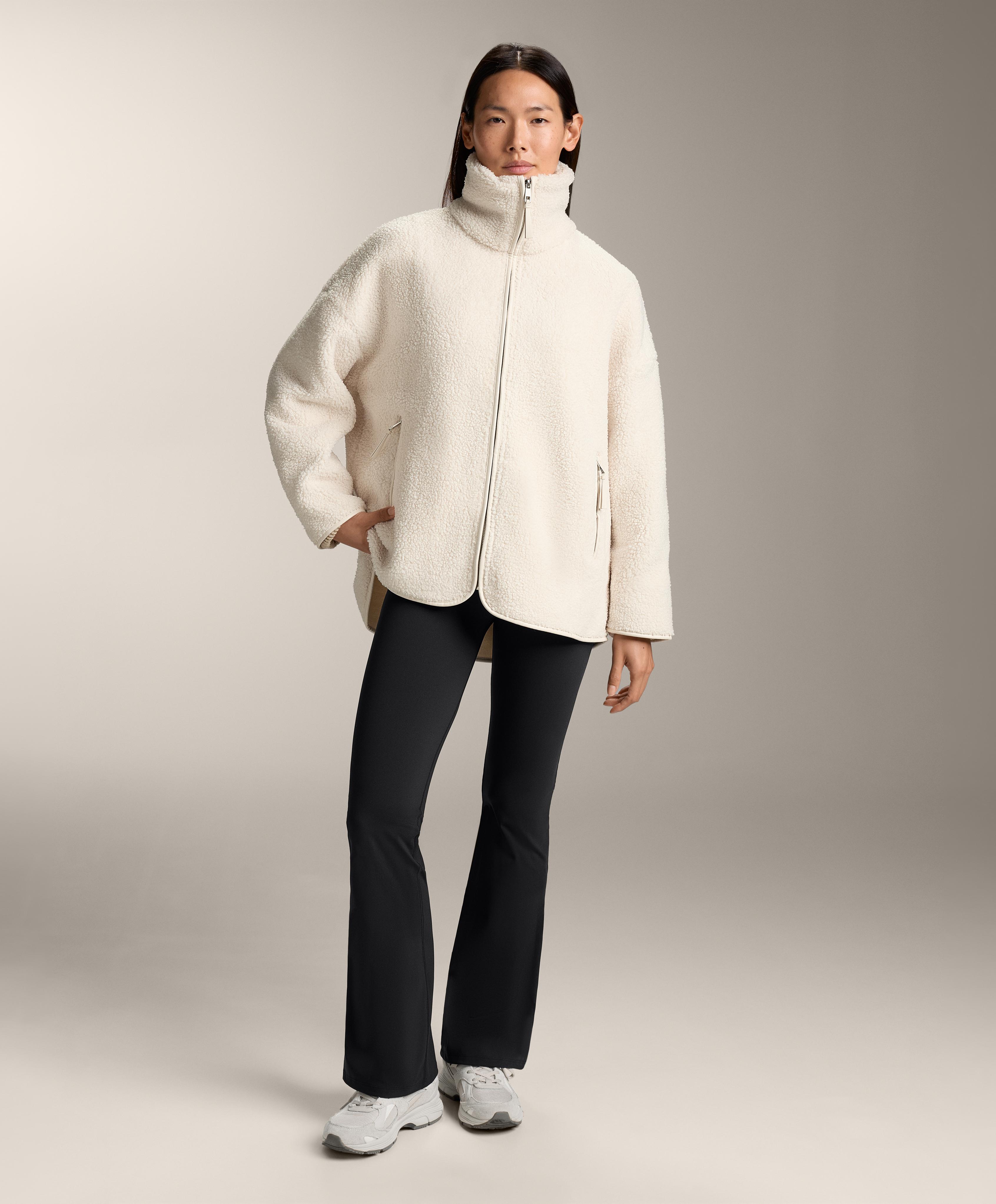 FAUX SHEARLING OVERSIZE JACKET