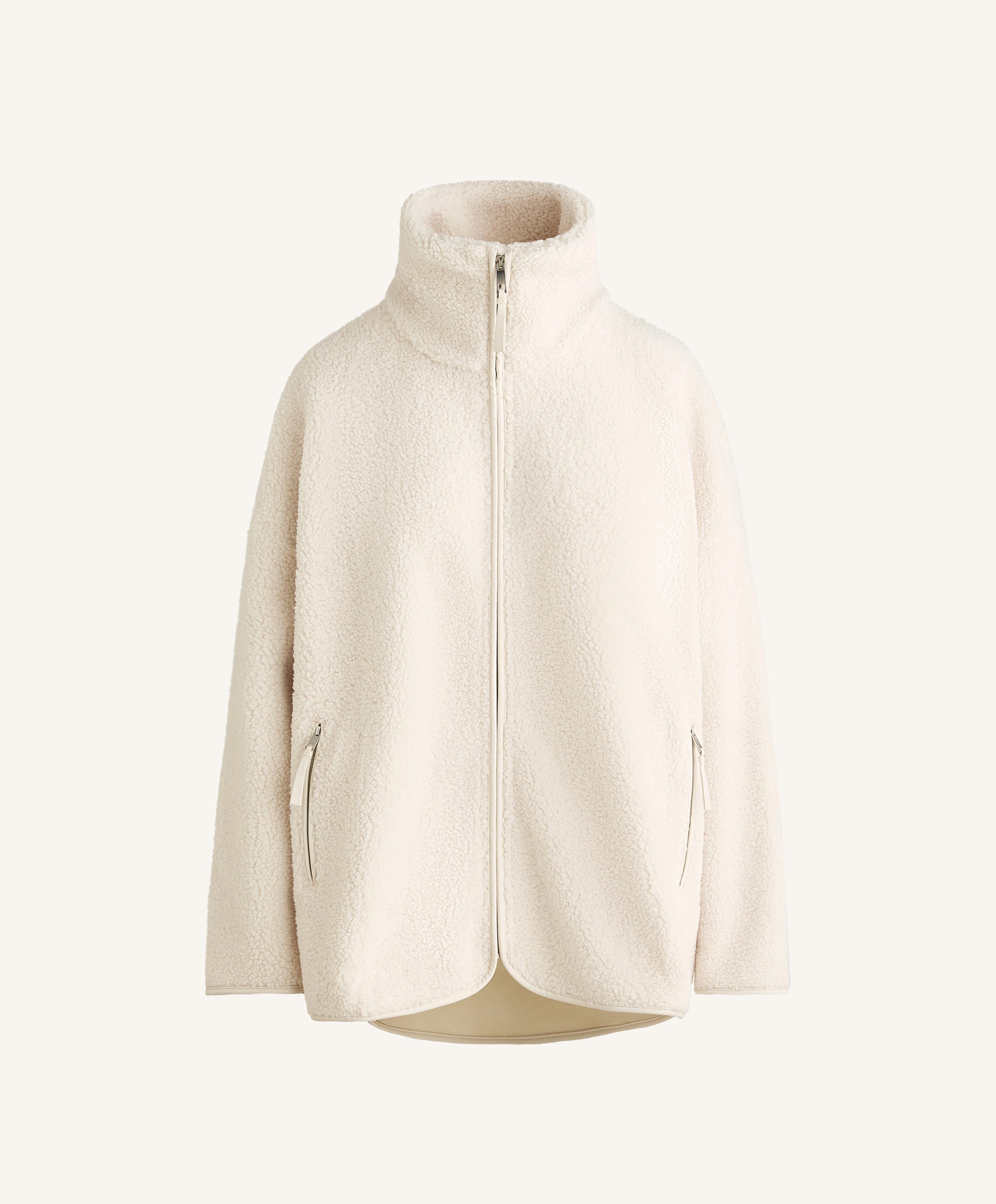 FAUX SHEARLING OVERSIZE JACKET