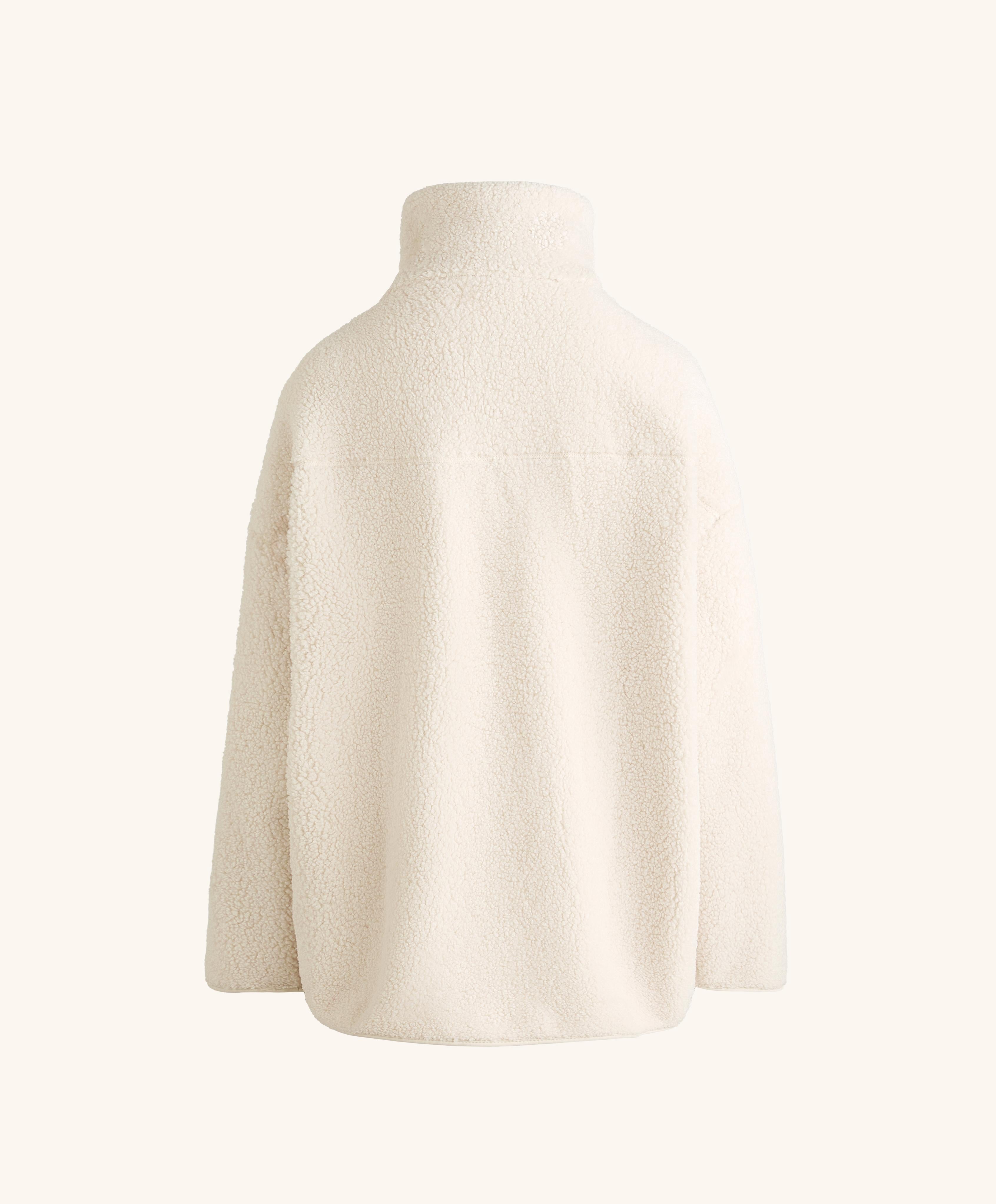 FAUX SHEARLING OVERSIZE JACKET