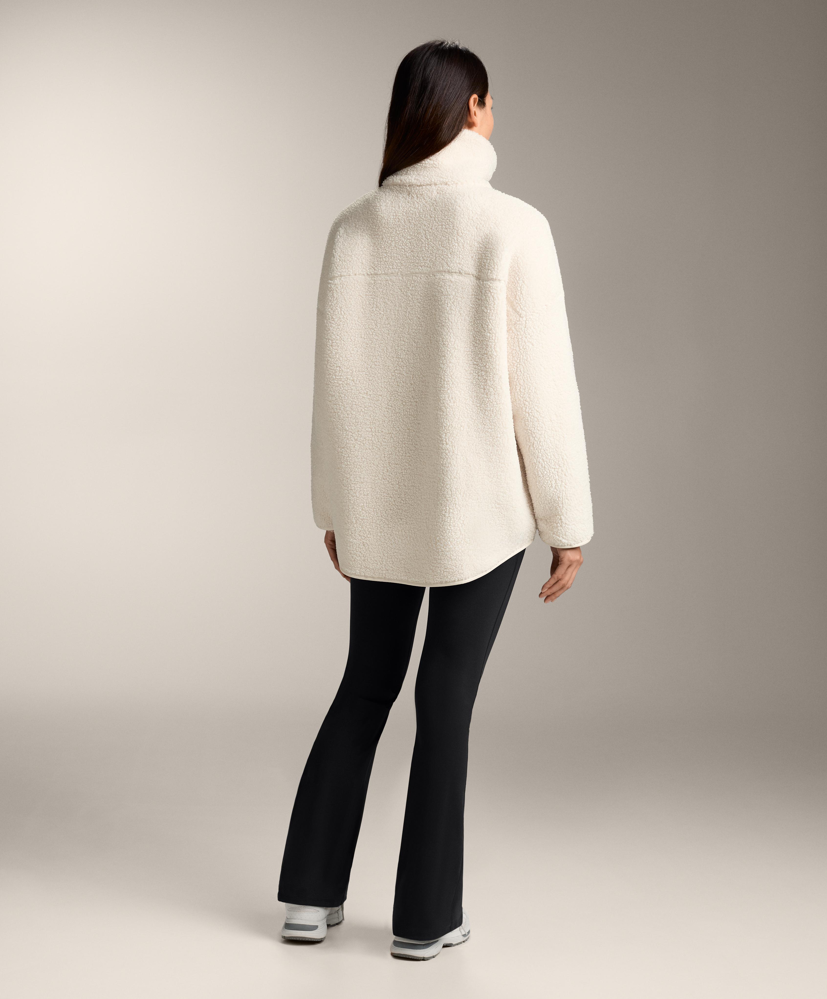 FAUX SHEARLING OVERSIZE JACKET