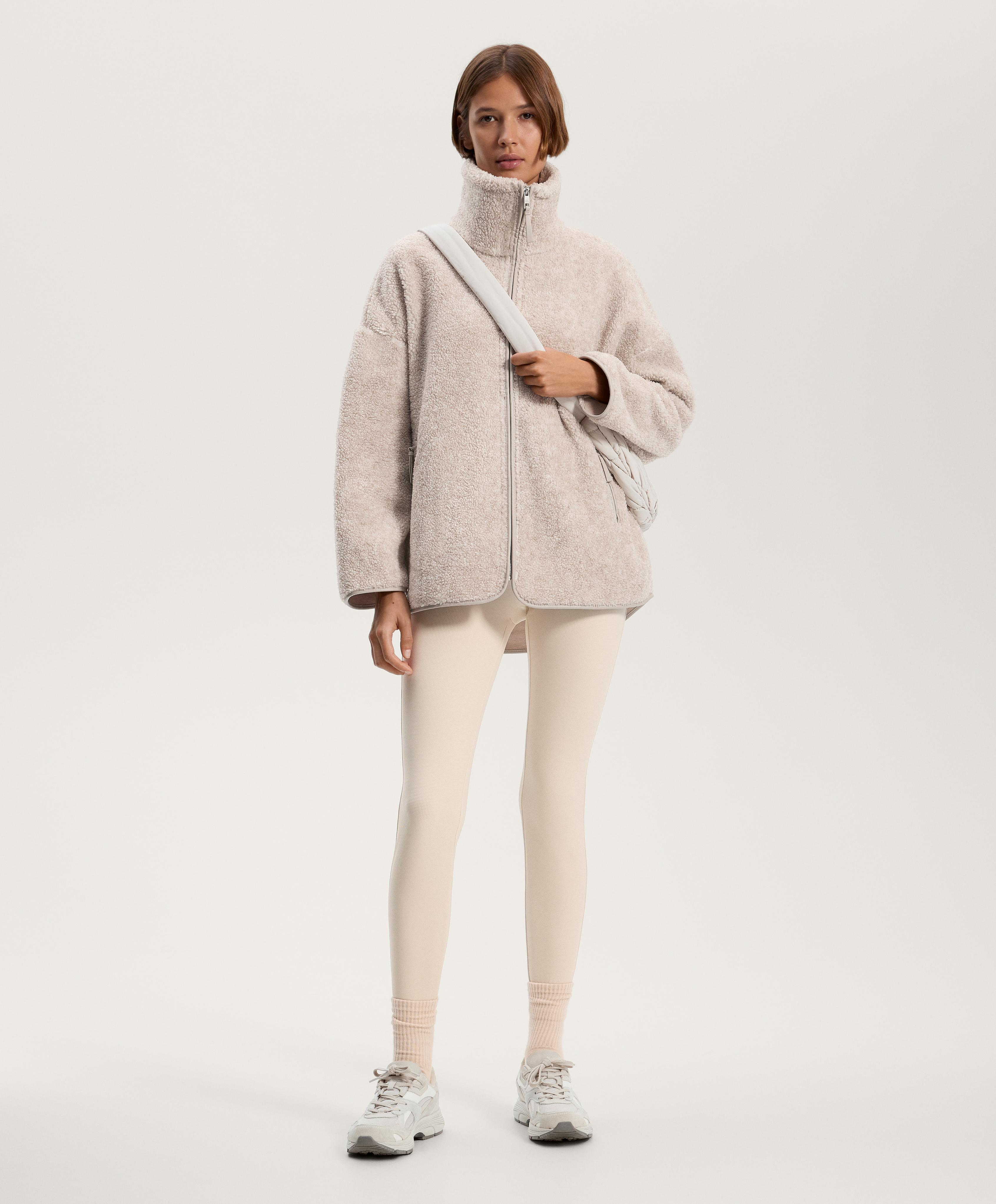 FAUX SHEARLING OVERSIZE JACKET