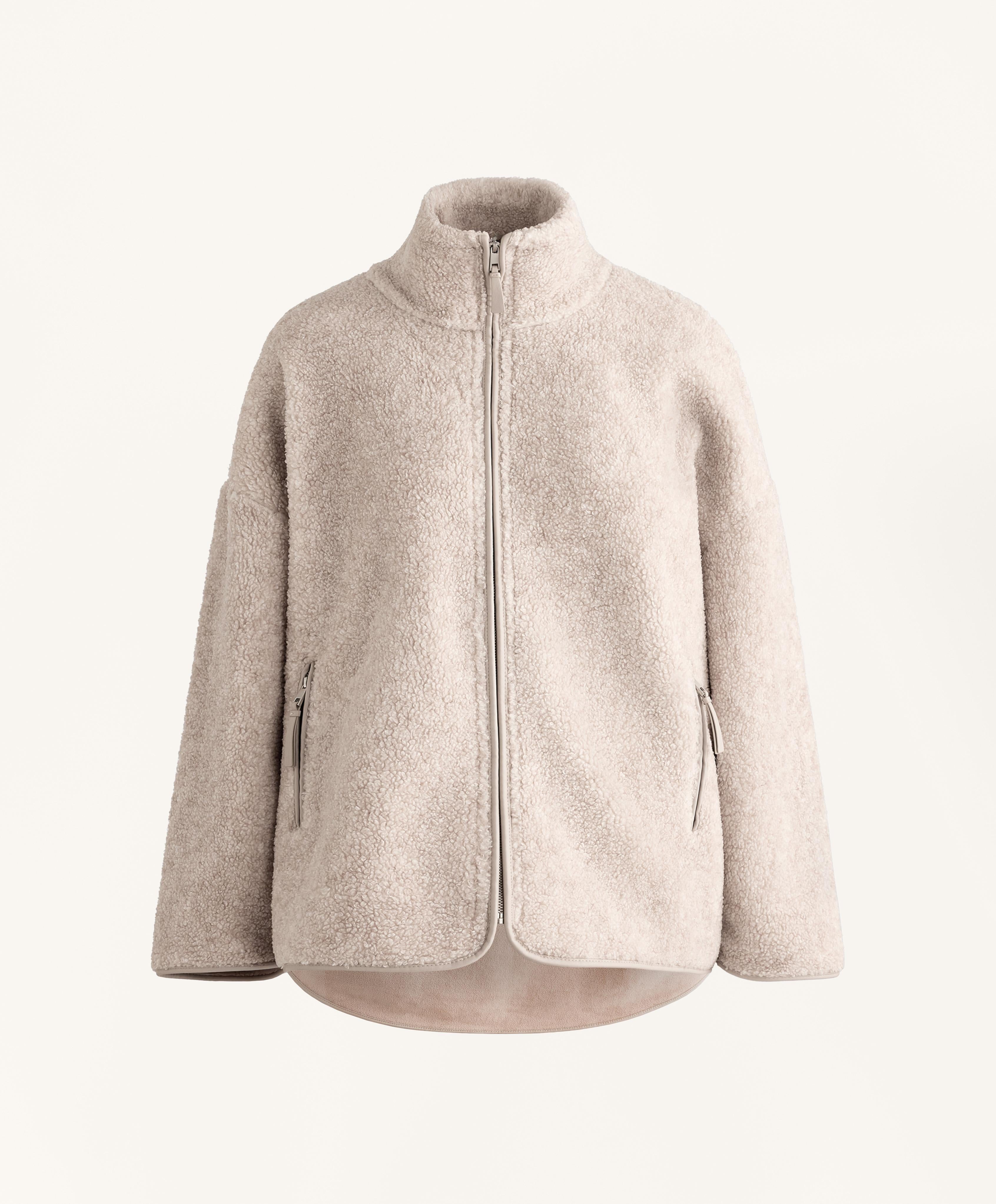 FAUX SHEARLING OVERSIZE JACKET