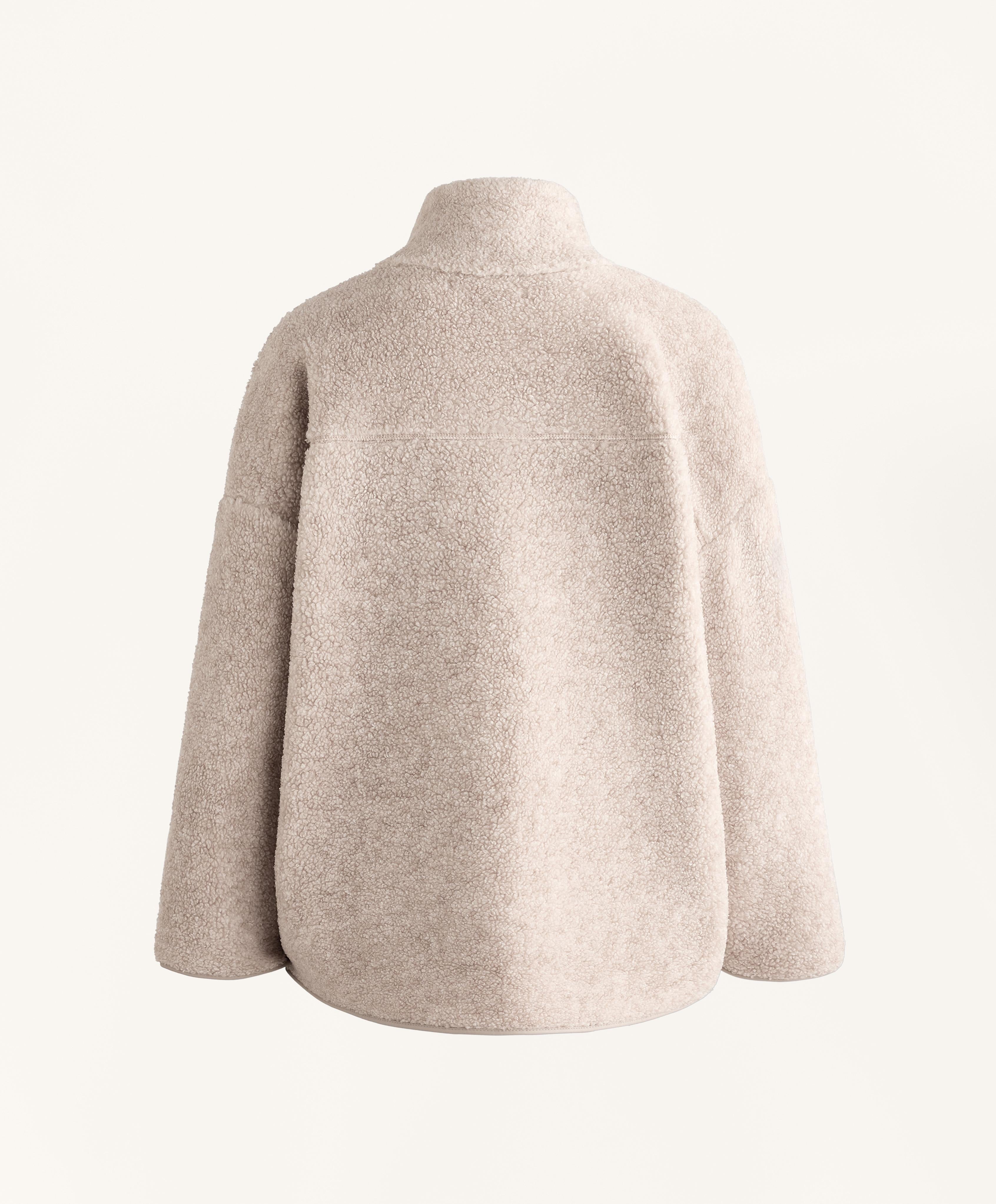 FAUX SHEARLING OVERSIZE JACKET