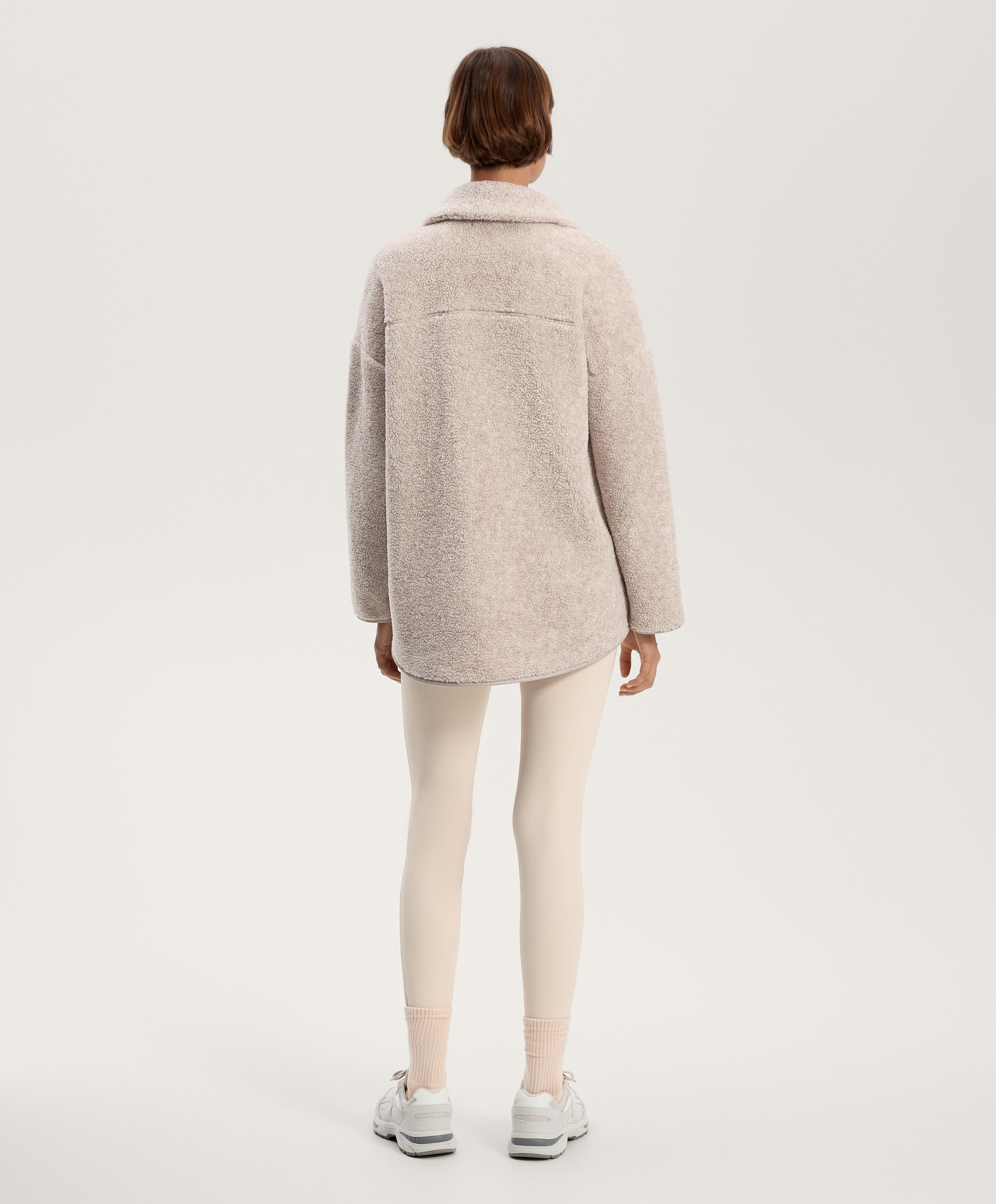 FAUX SHEARLING OVERSIZE JACKET