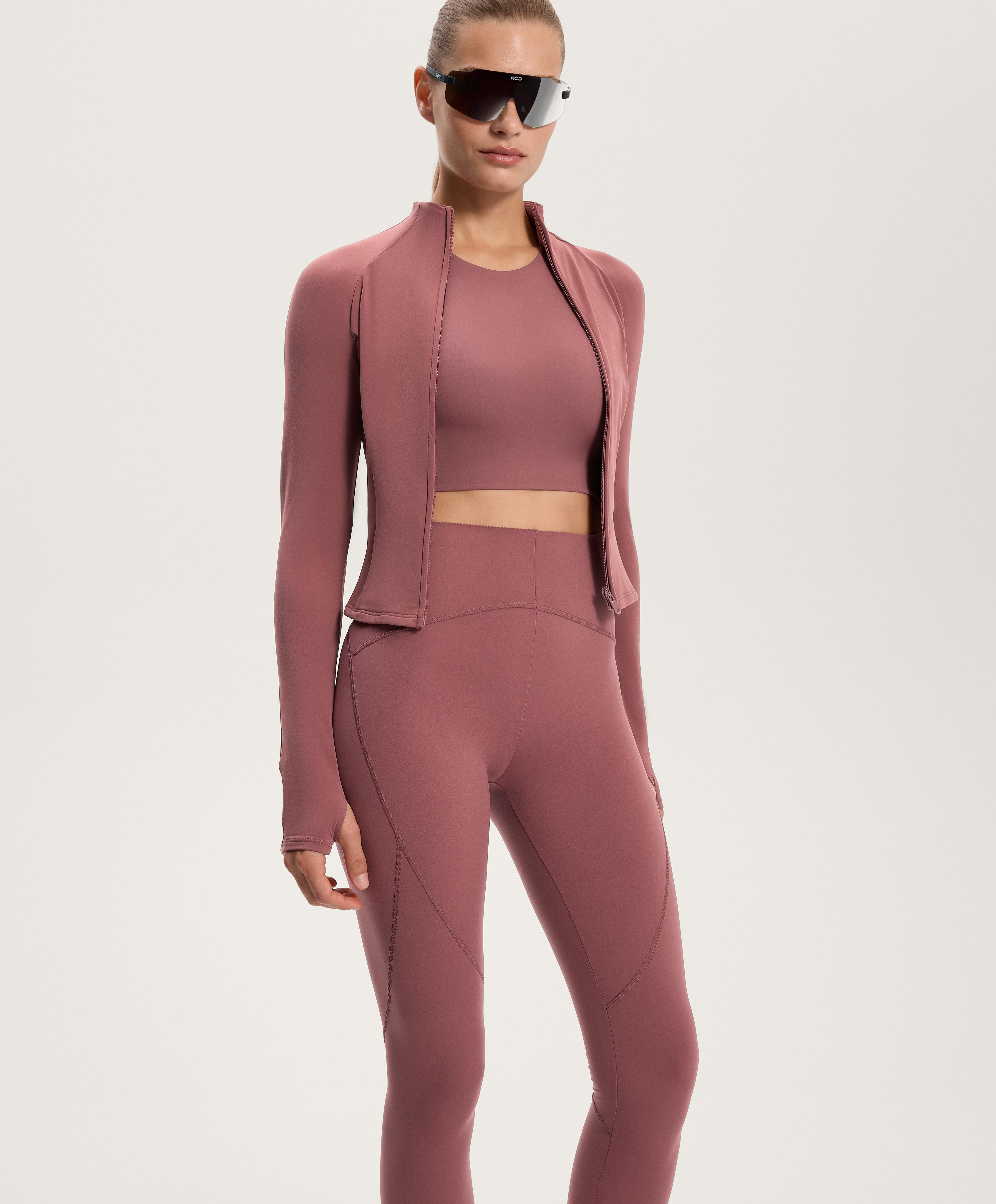 COMPRESSIVE HIGH RISE ANKLE LENGTH BASIC LEGGINGS