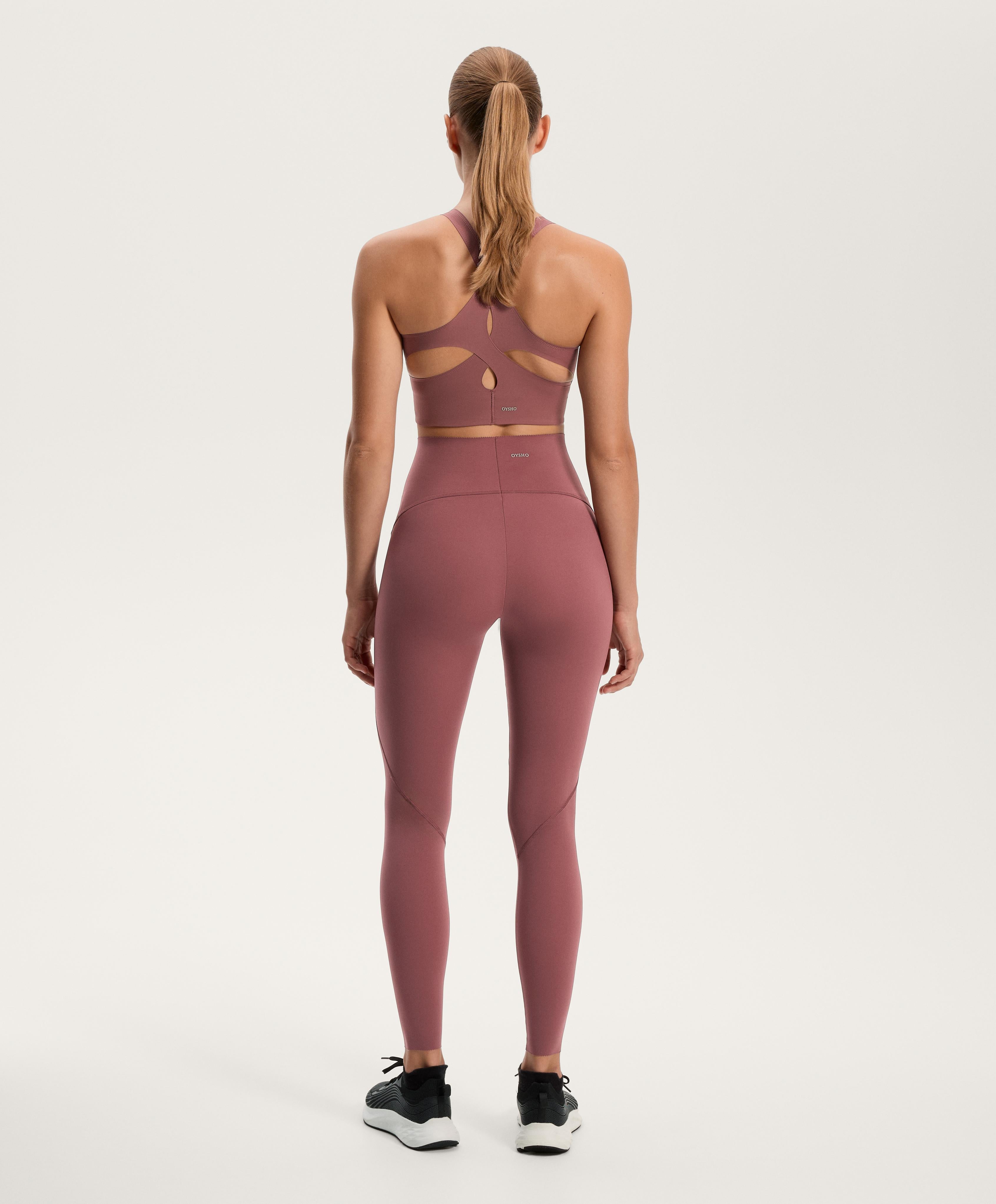 COMPRESSIVE HIGH RISE ANKLE LENGTH BASIC LEGGINGS