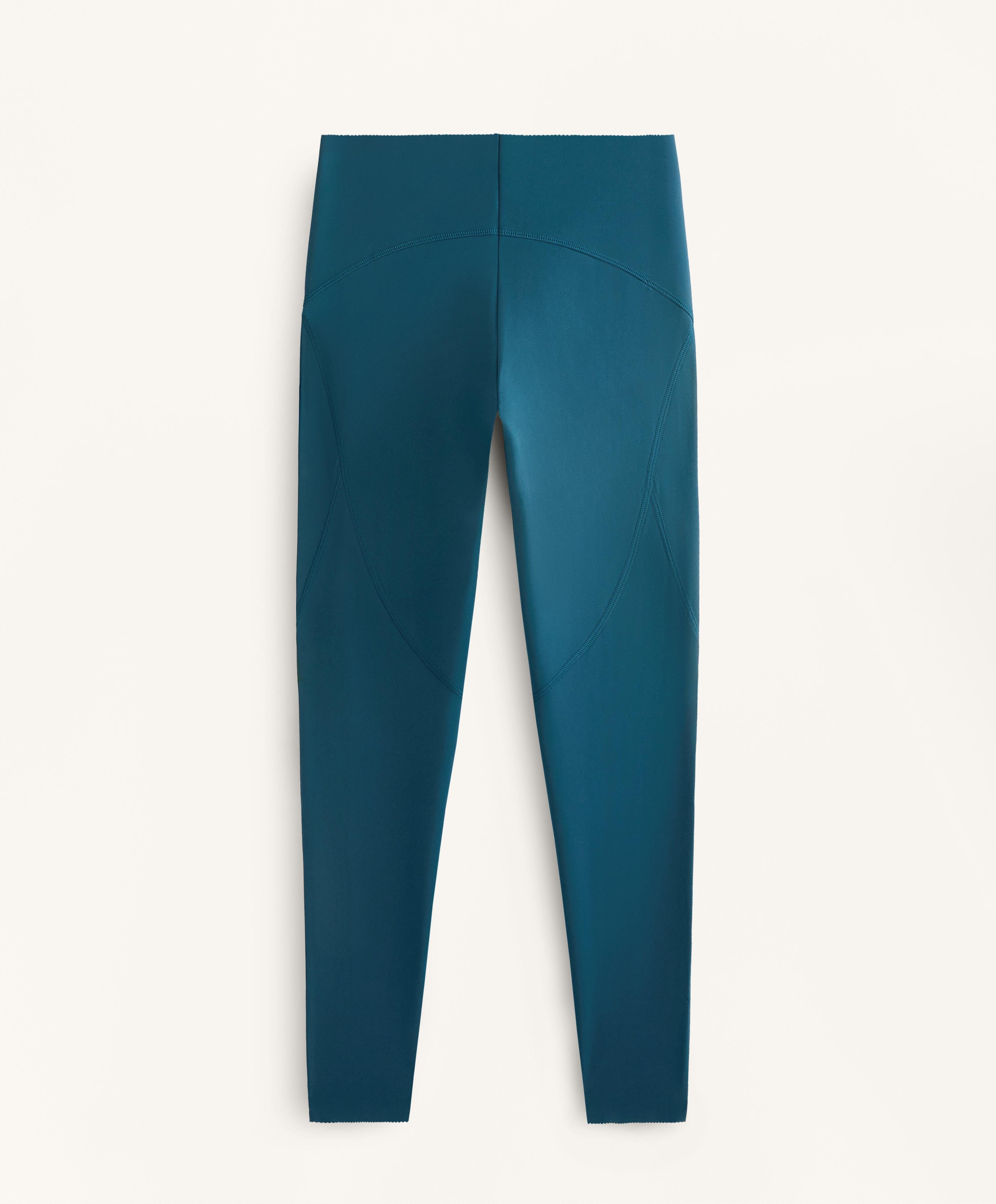 COMPRESSIVE HIGH RISE ANKLE LENGTH BASIC LEGGINGS