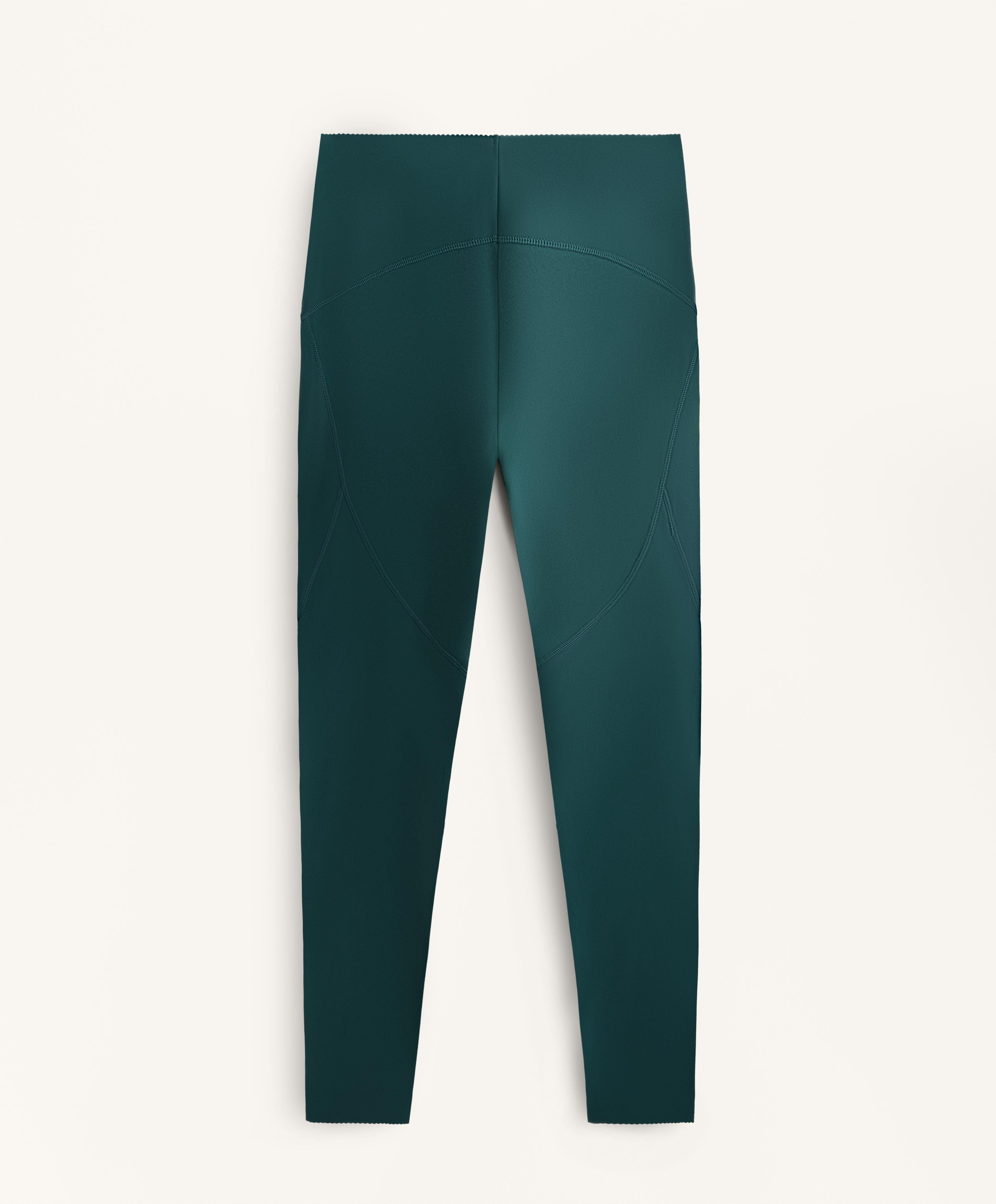 COMPRESSIVE HIGH RISE ANKLE LENGTH BASIC LEGGINGS