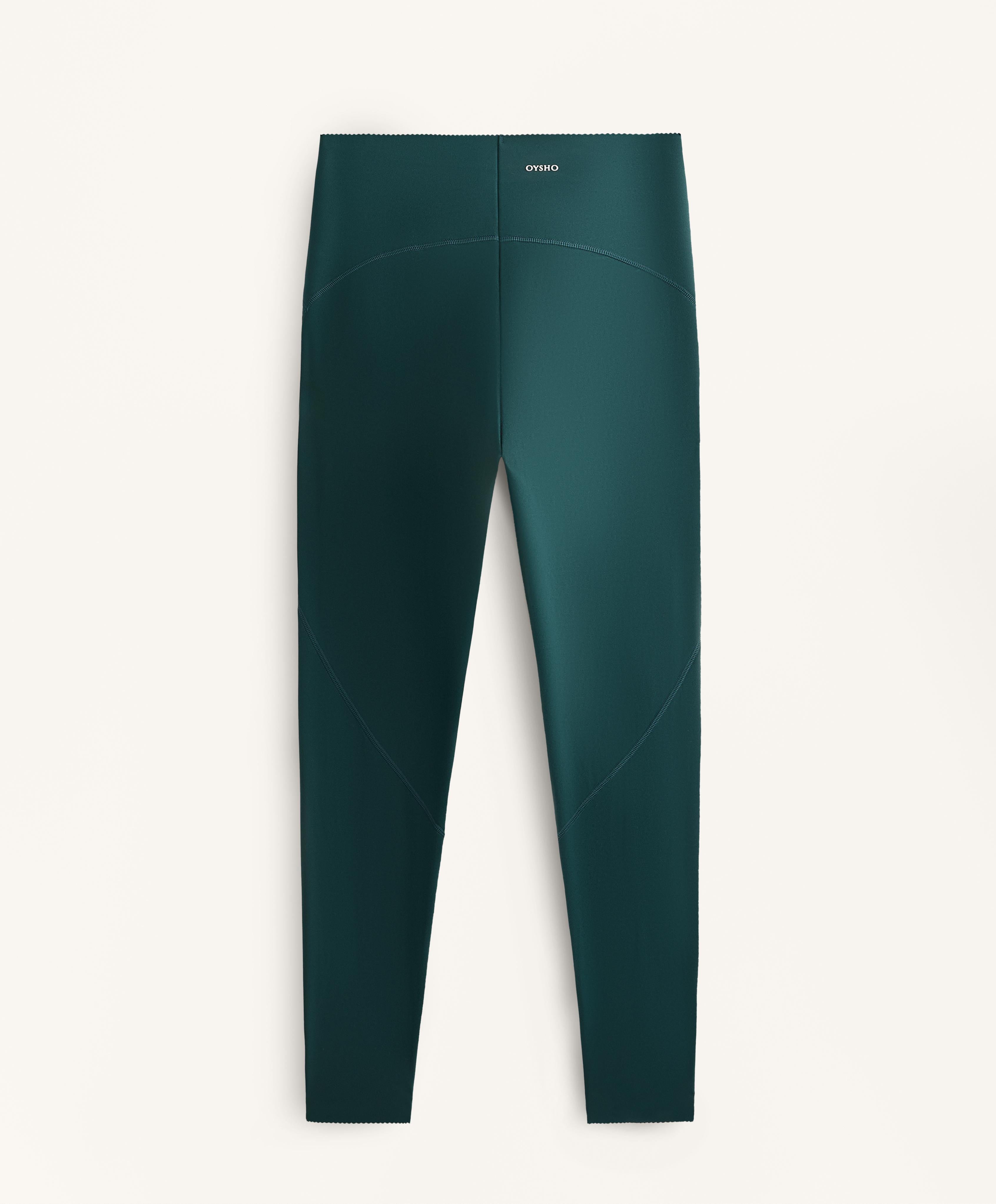 COMPRESSIVE HIGH RISE ANKLE LENGTH BASIC LEGGINGS