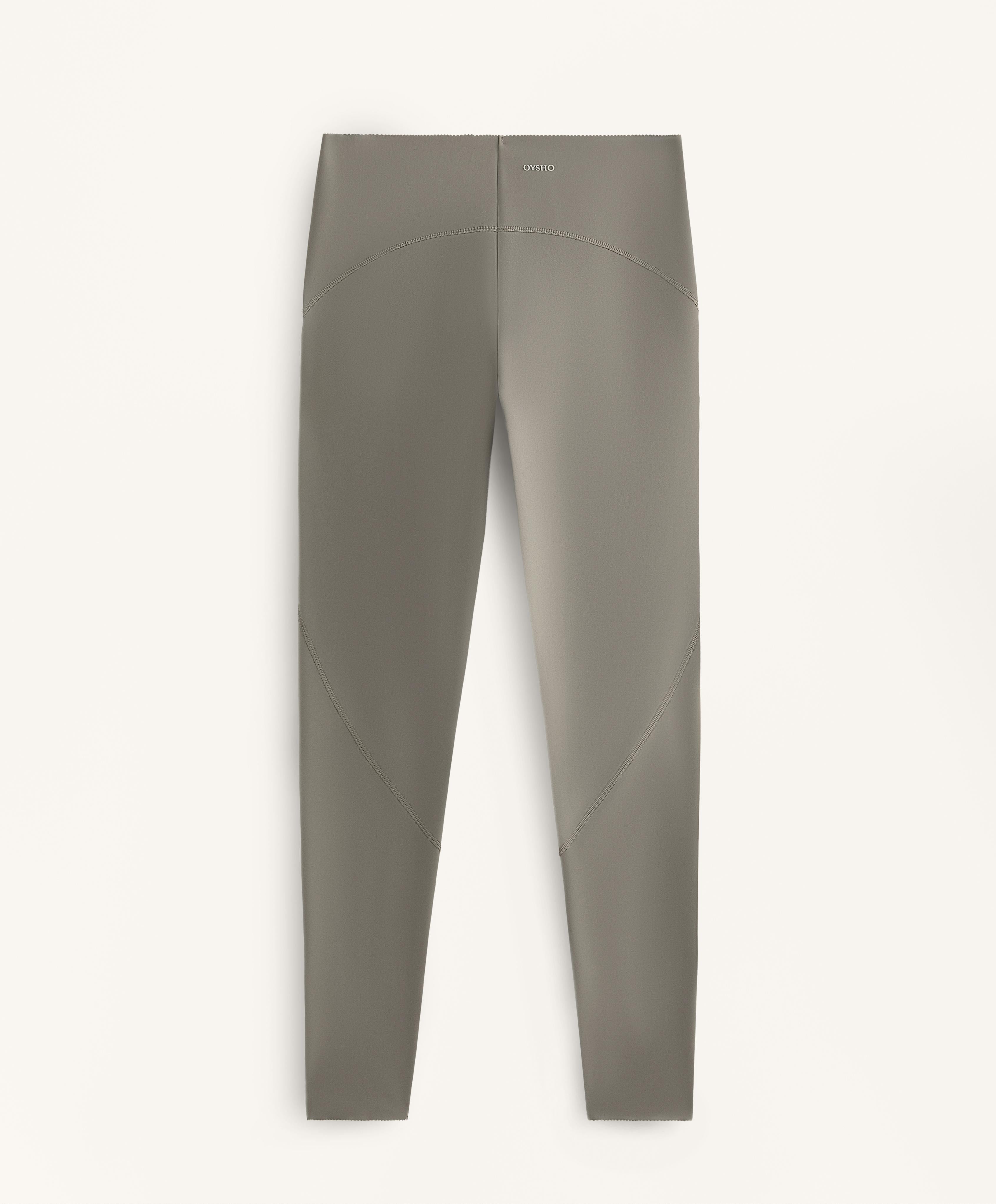 COMPRESSIVE HIGH RISE ANKLE LENGTH BASIC LEGGINGS