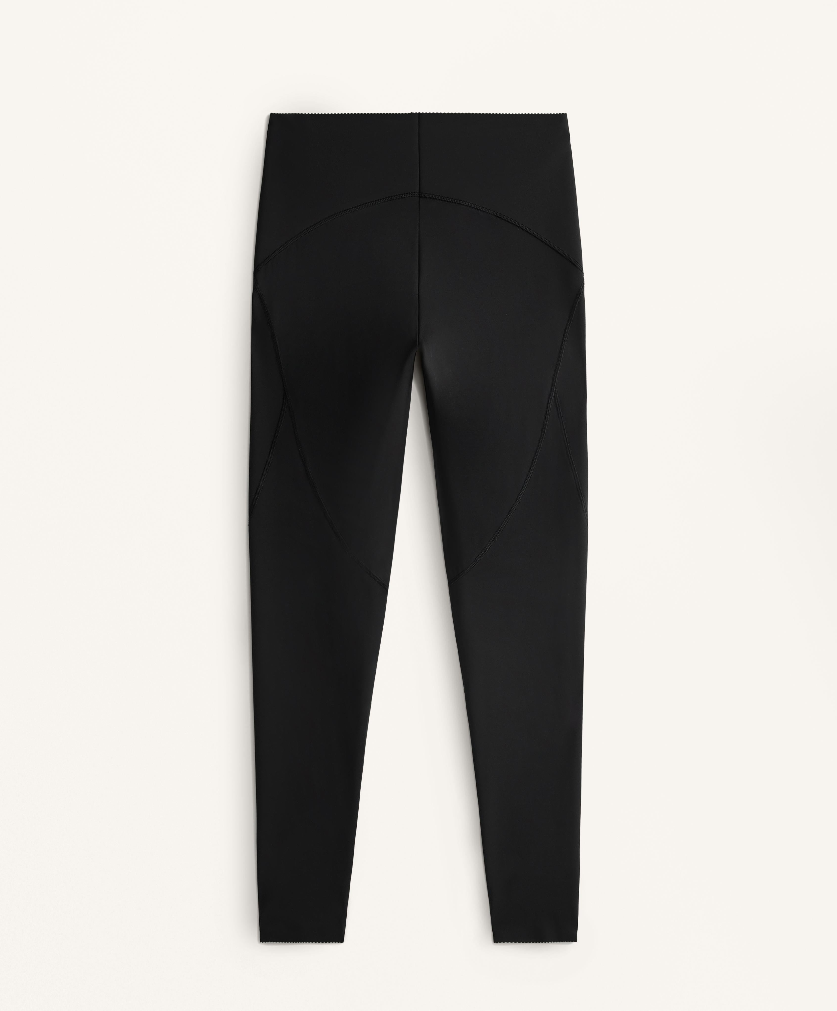 COMPRESSIVE HIGH RISE ANKLE LENGTH BASIC LEGGINGS