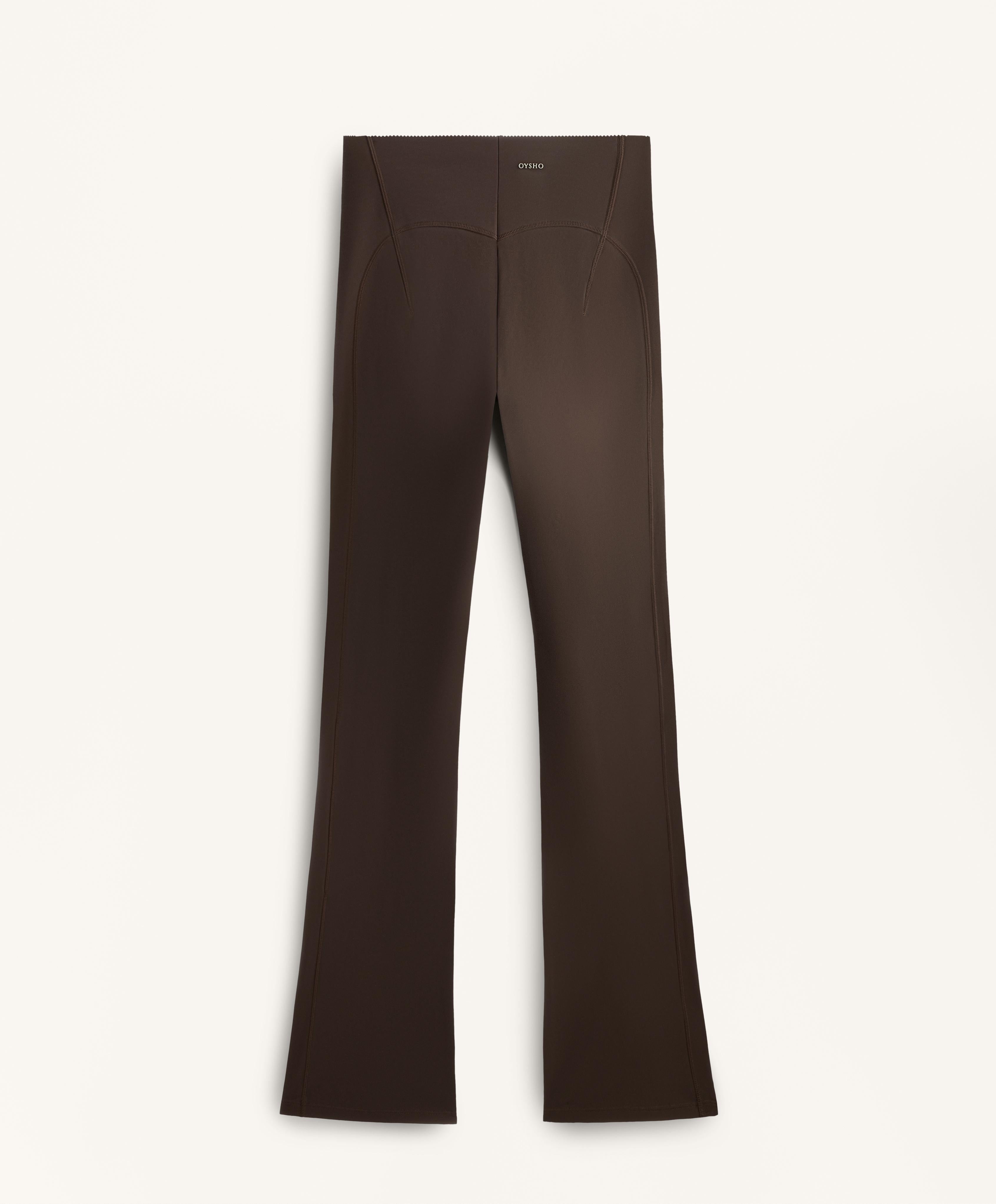 HIGH RISE COMPRESSIVE RAISE UP FLARE TROUSERS