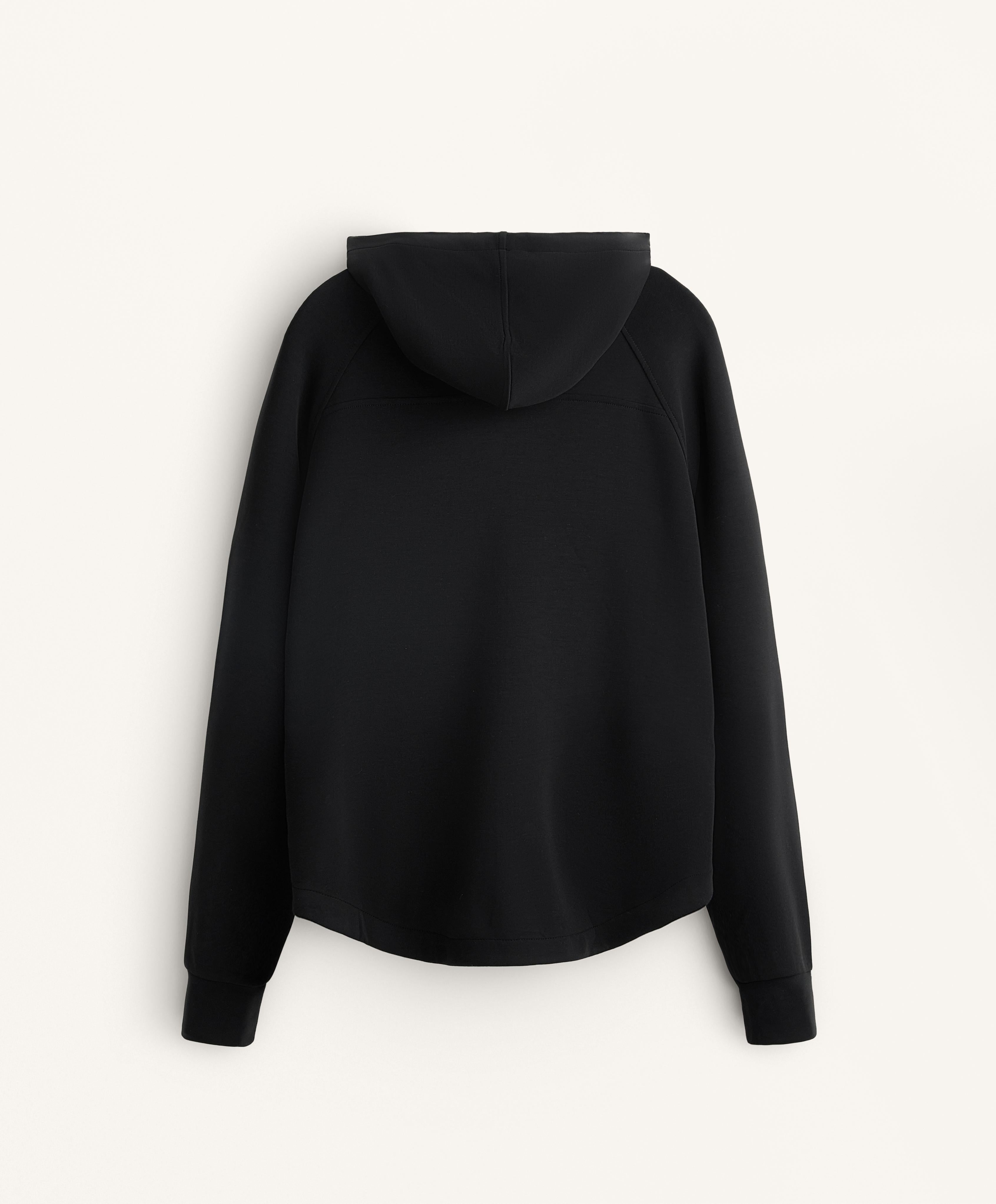 BOXY HOODED JACKET WITH SOFT FEEL MODAL