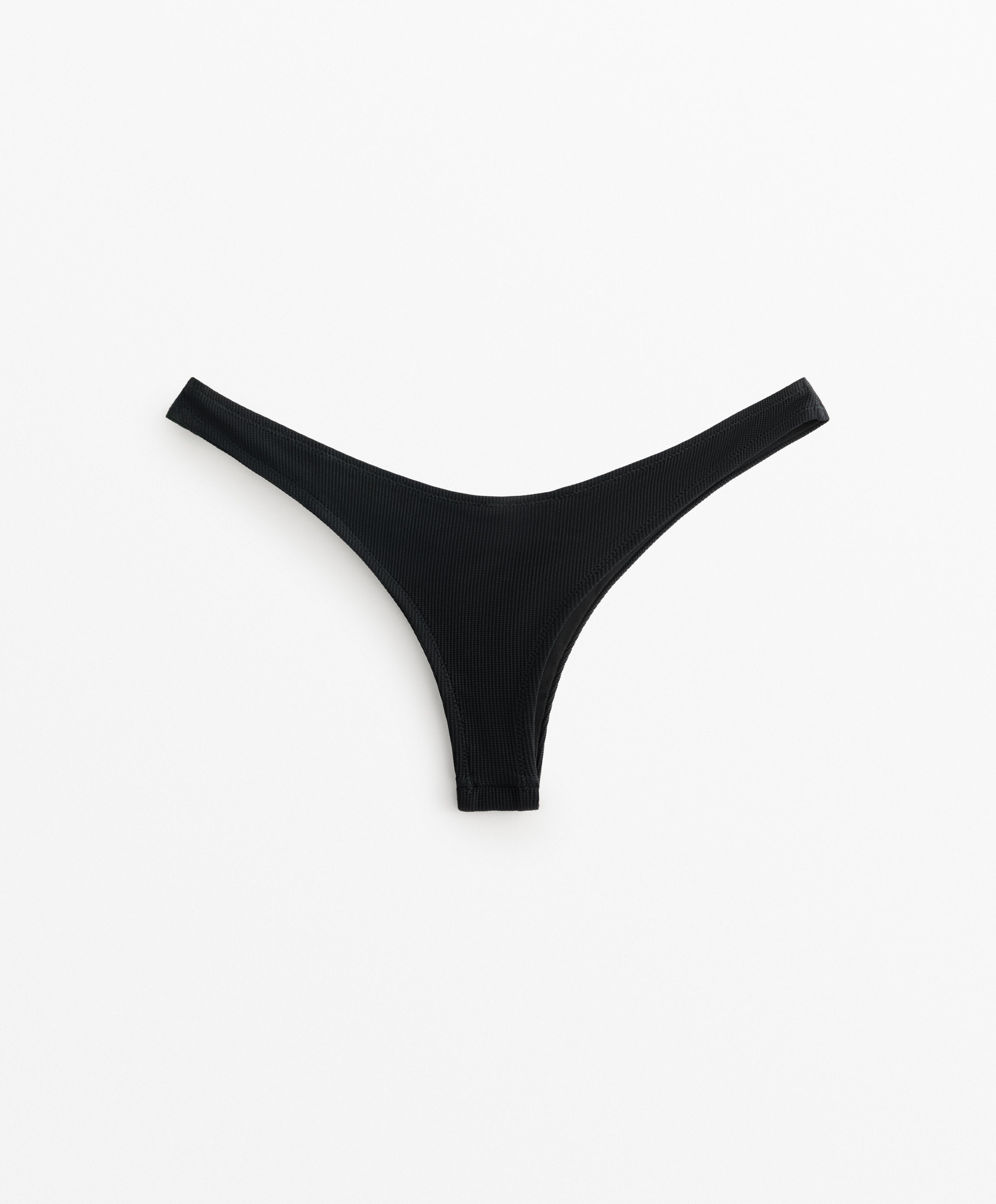 U CUT PIQUE BRAZILIAN BIKINI BRIEFS