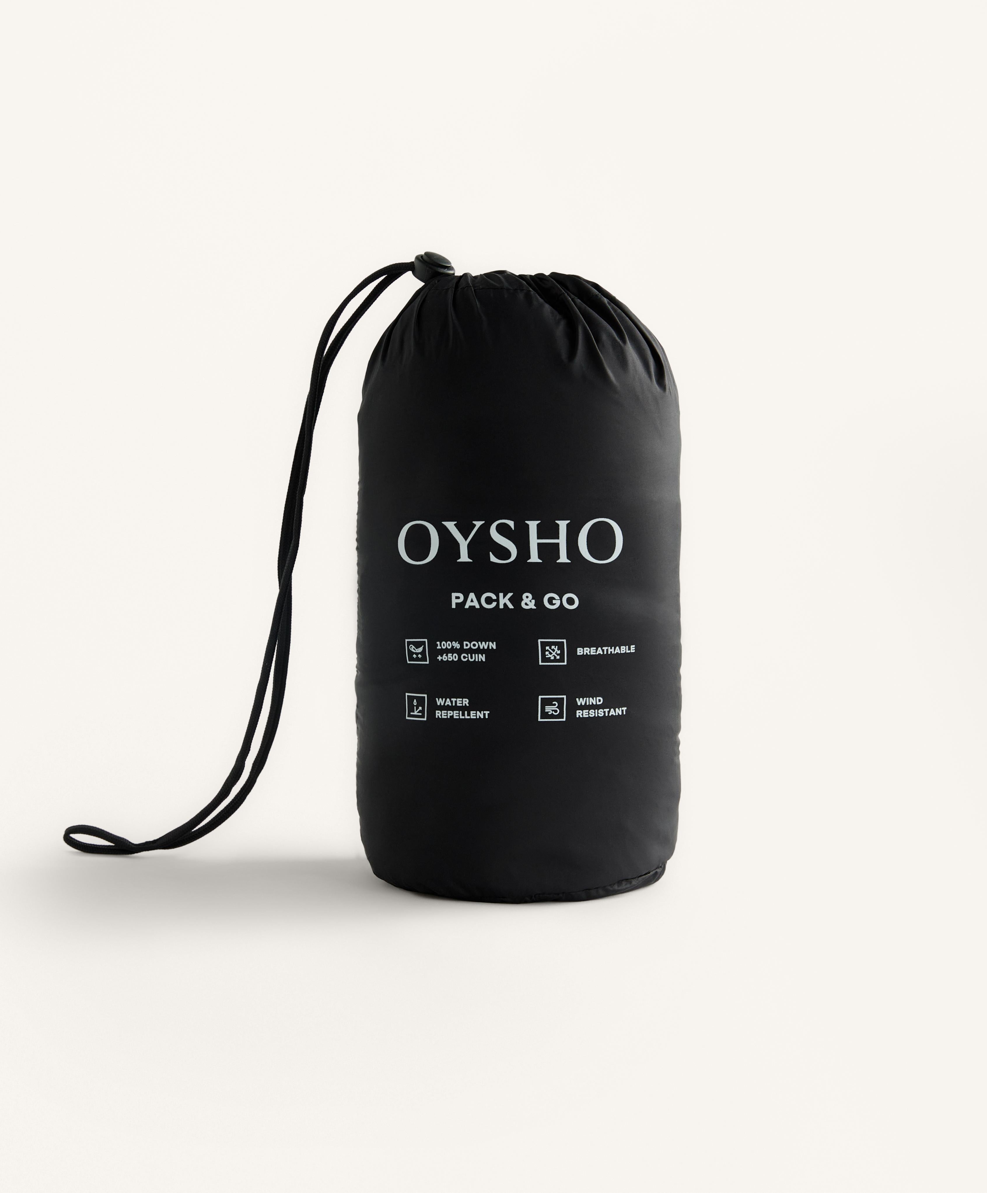 LIGHTWEIGHT PACKABLE 100% DOWN WATER REPELLENT JACKET