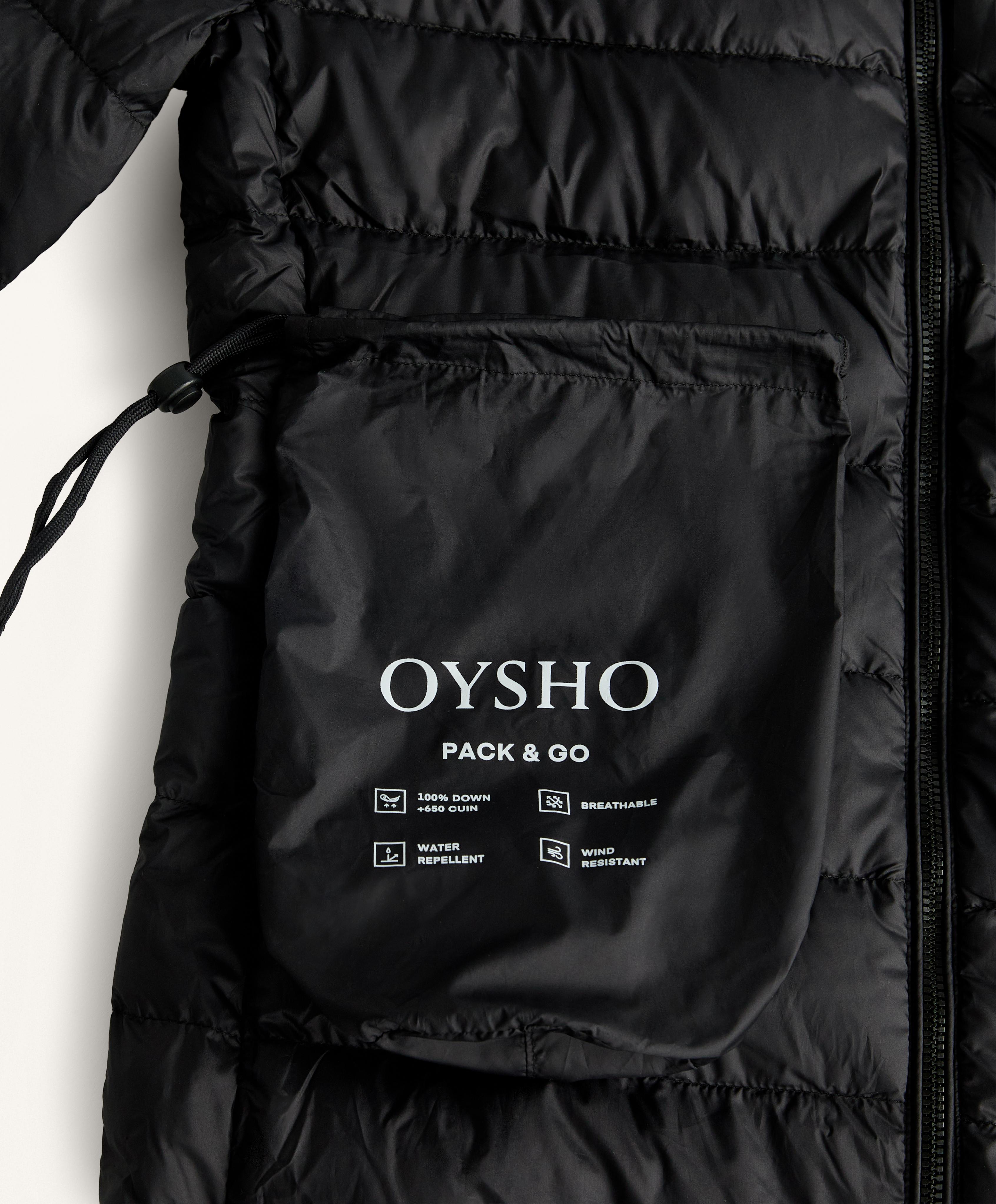 LIGHTWEIGHT PACKABLE 100% DOWN WATER REPELLENT JACKET
