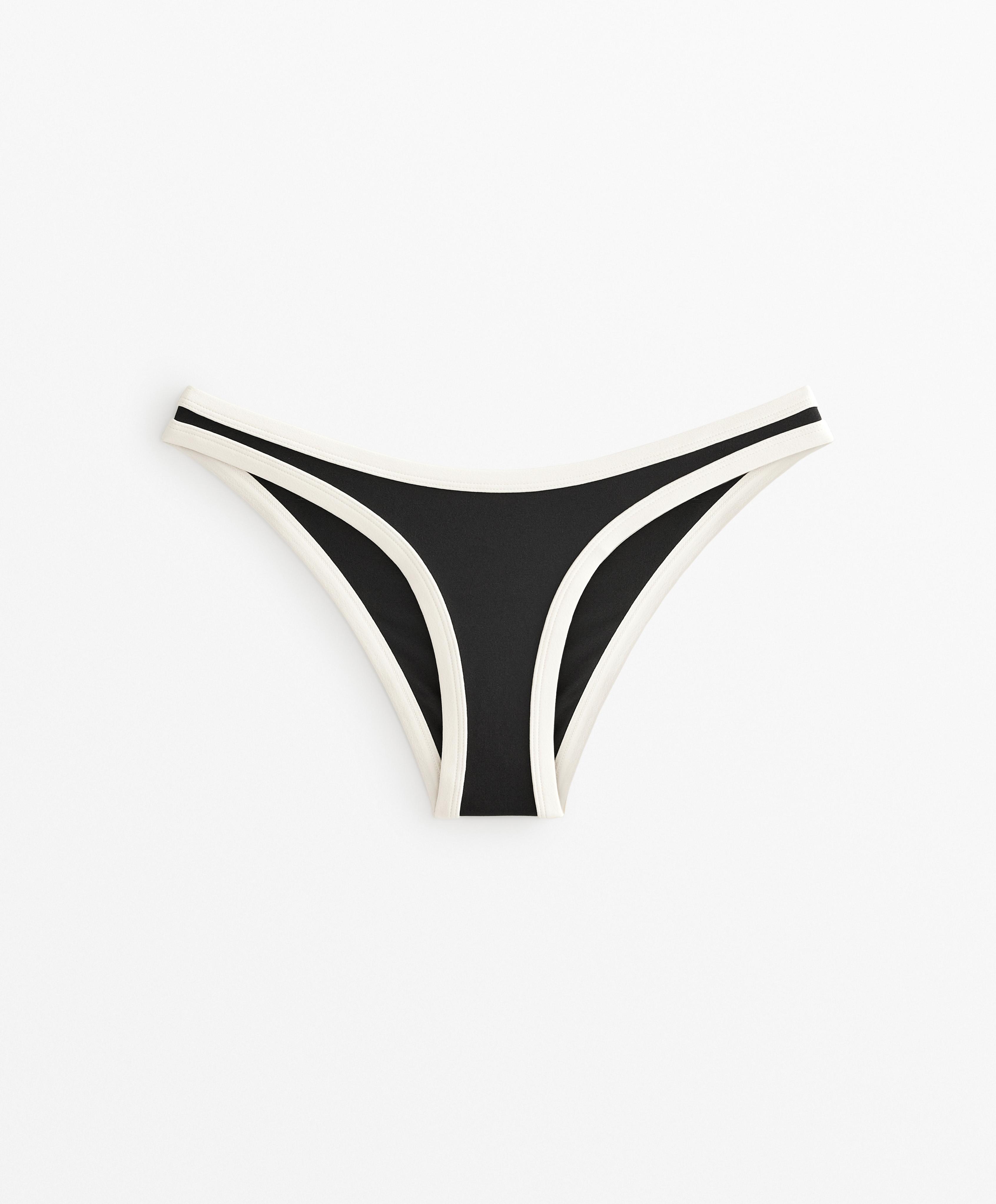 BIKINI MEDIUM BOTTOMS CONTRAST TRIM U CUT