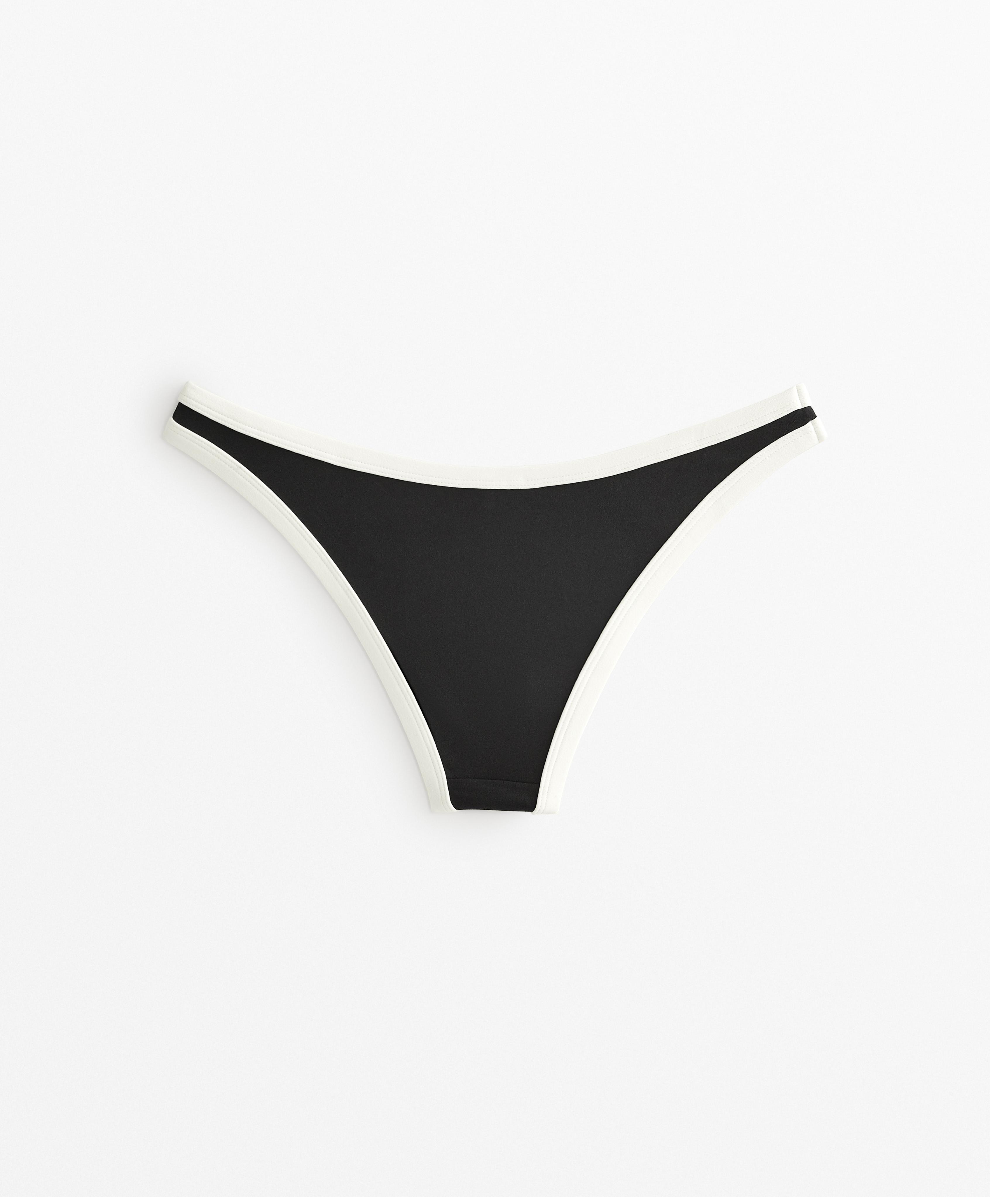 BIKINI MEDIUM BOTTOMS CONTRAST TRIM U CUT