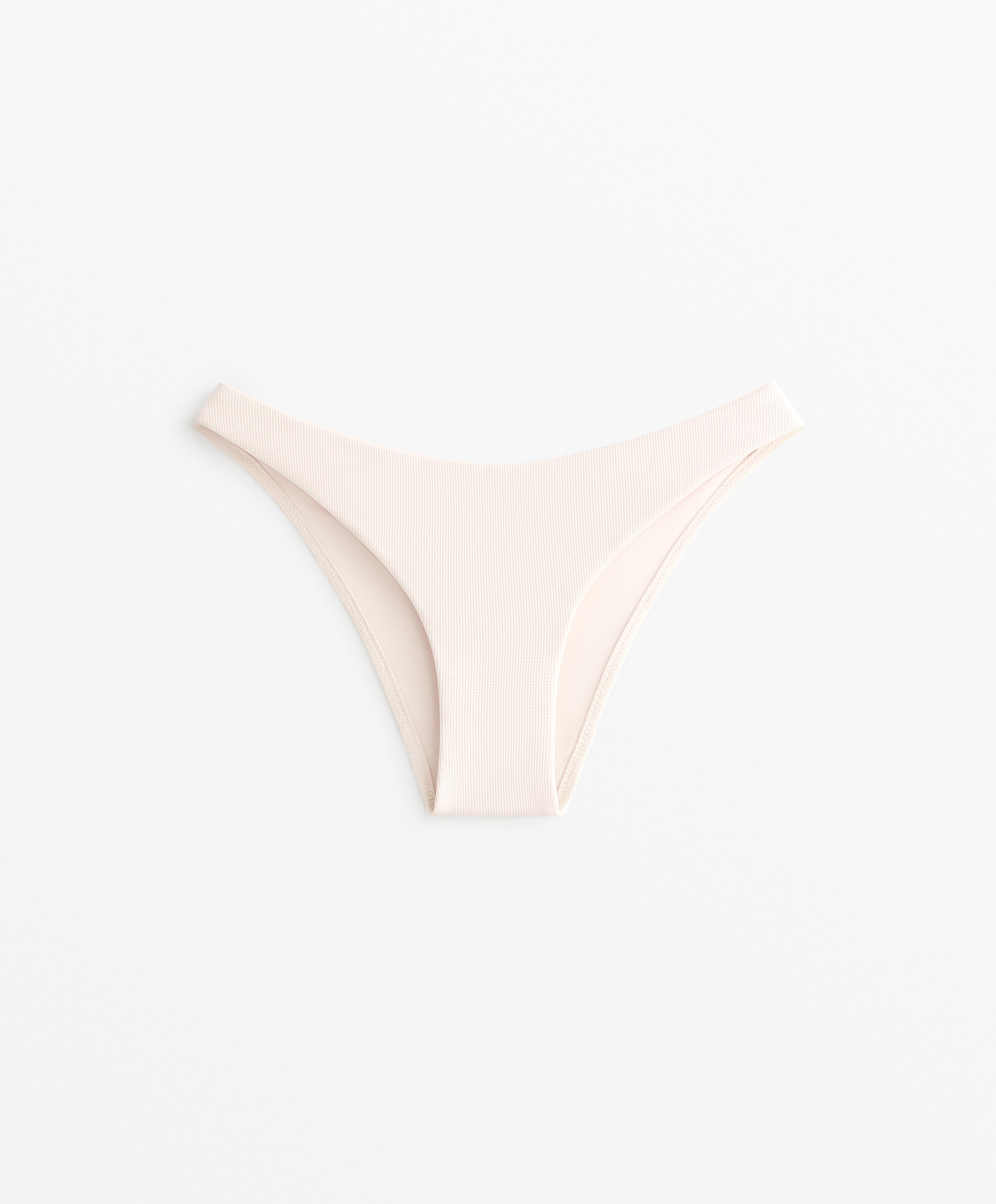U CUT PIQUE MEDIUM BIKINI BOTTOMS