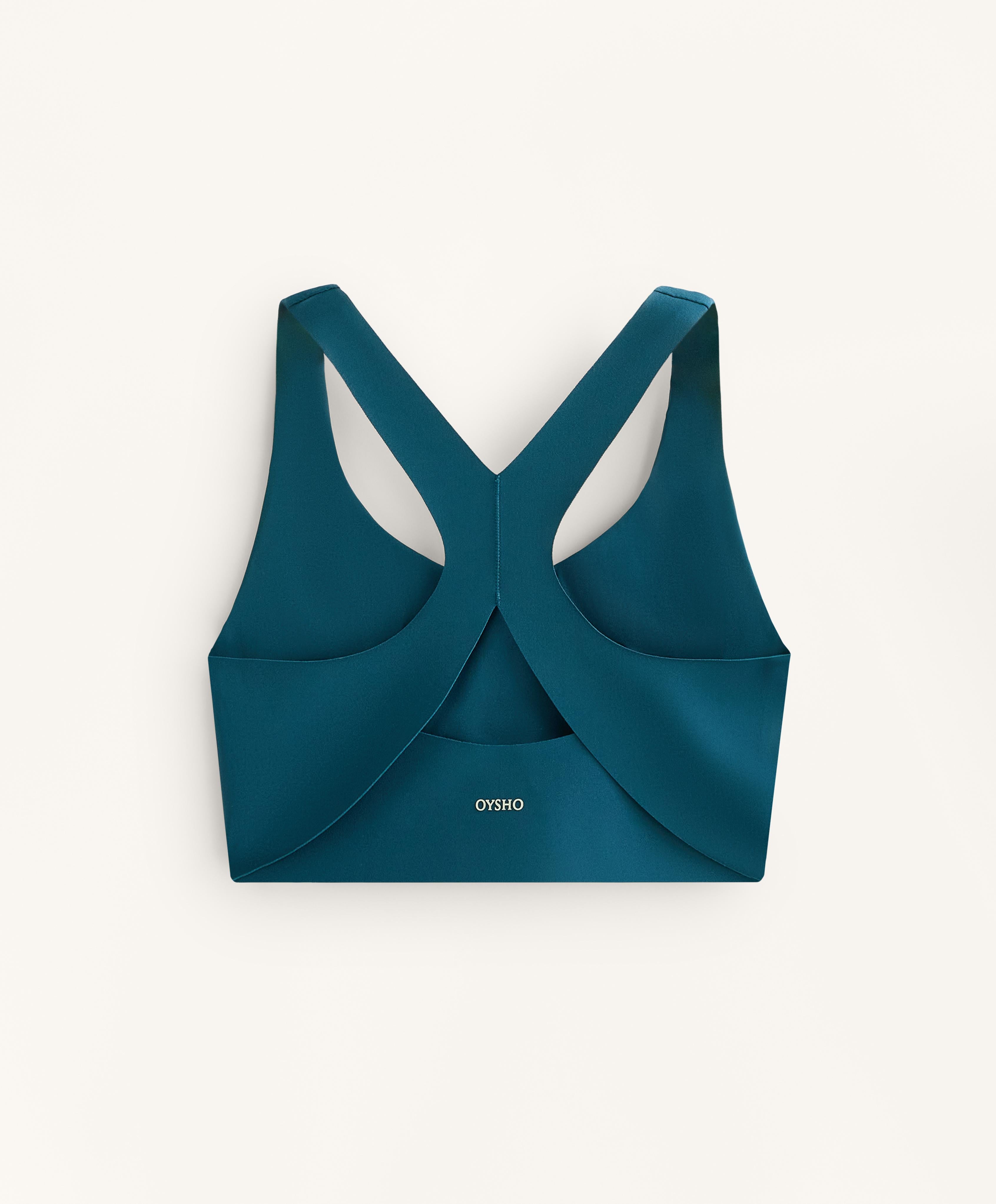 COMPRESSIVE MEDIUM SUPPORT BRA WITH CUPS