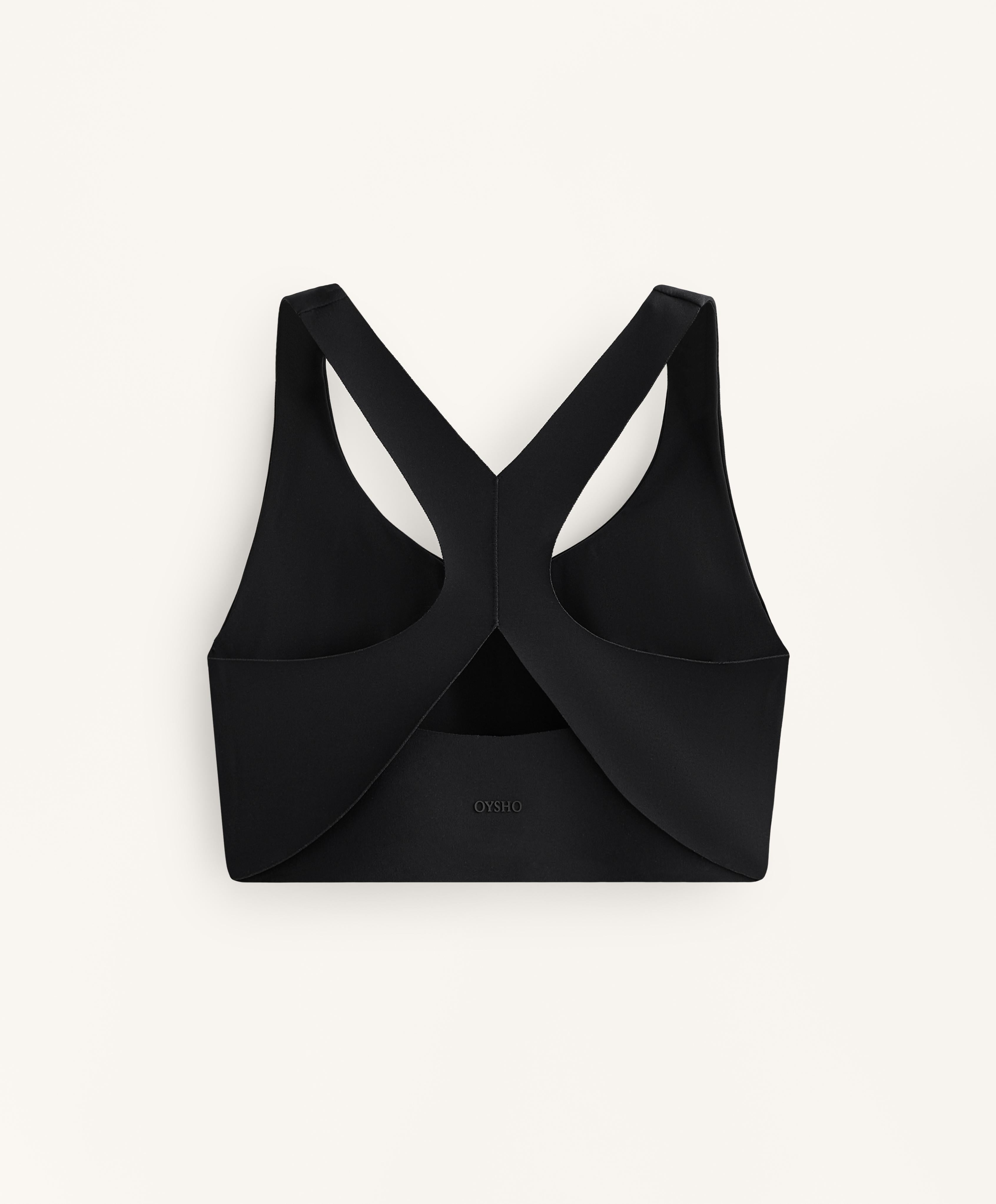 COMPRESSIVE MEDIUM SUPPORT BRA WITH CUPS