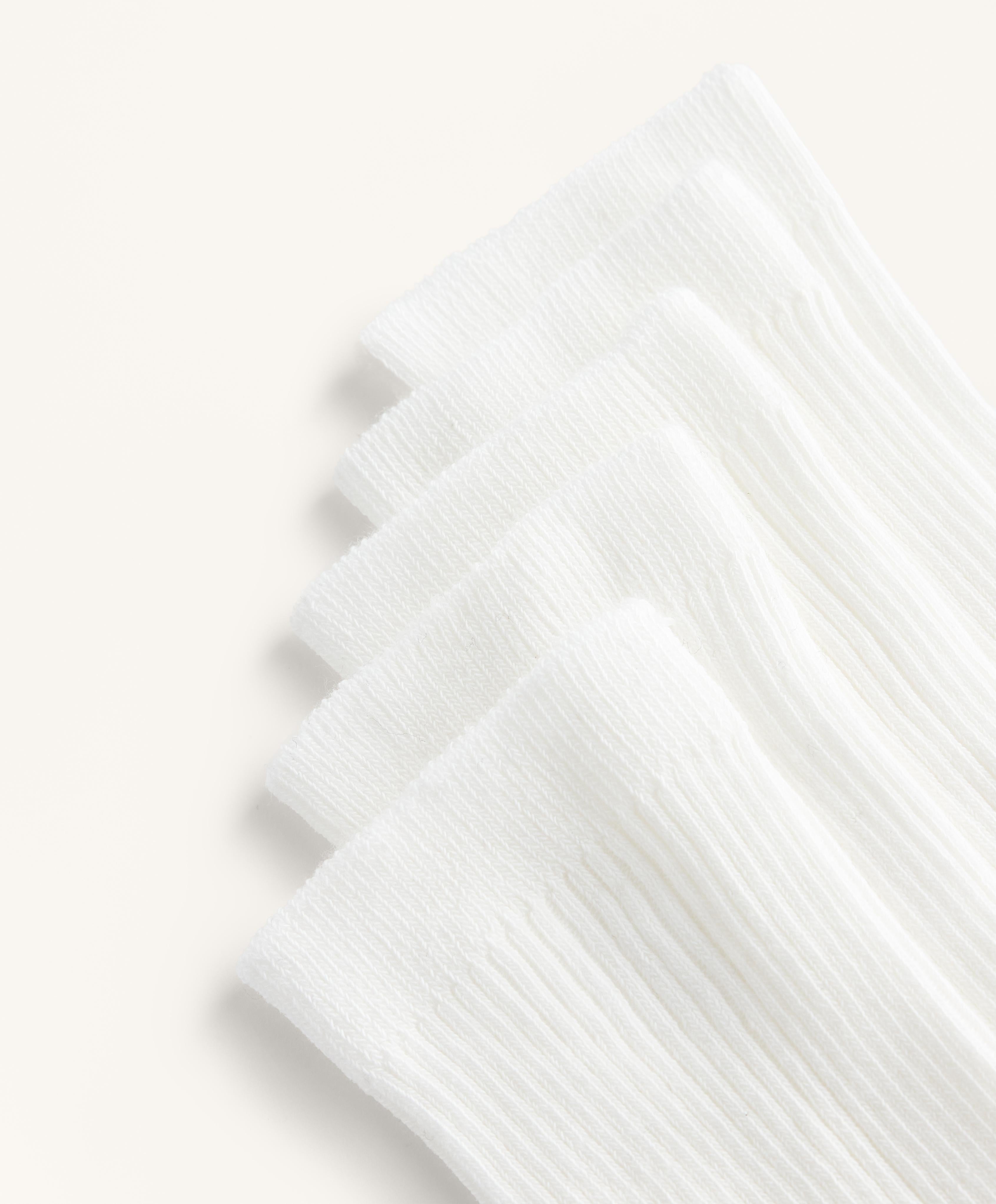 5 PAIRS OF COTTON BLEND CLASSIC SOCKS