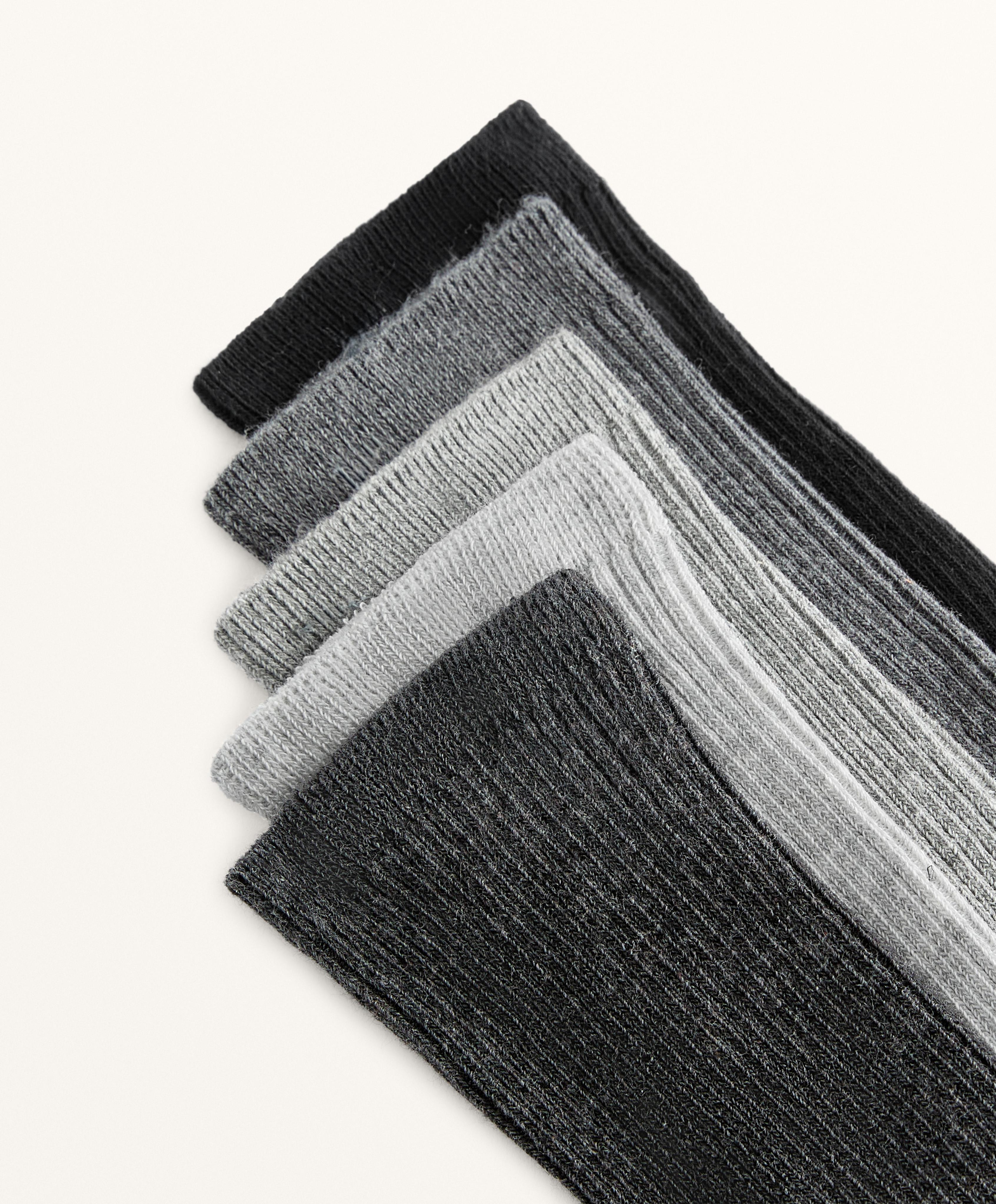 5 PAIRS OF COTTON BLEND CLASSIC SOCKS