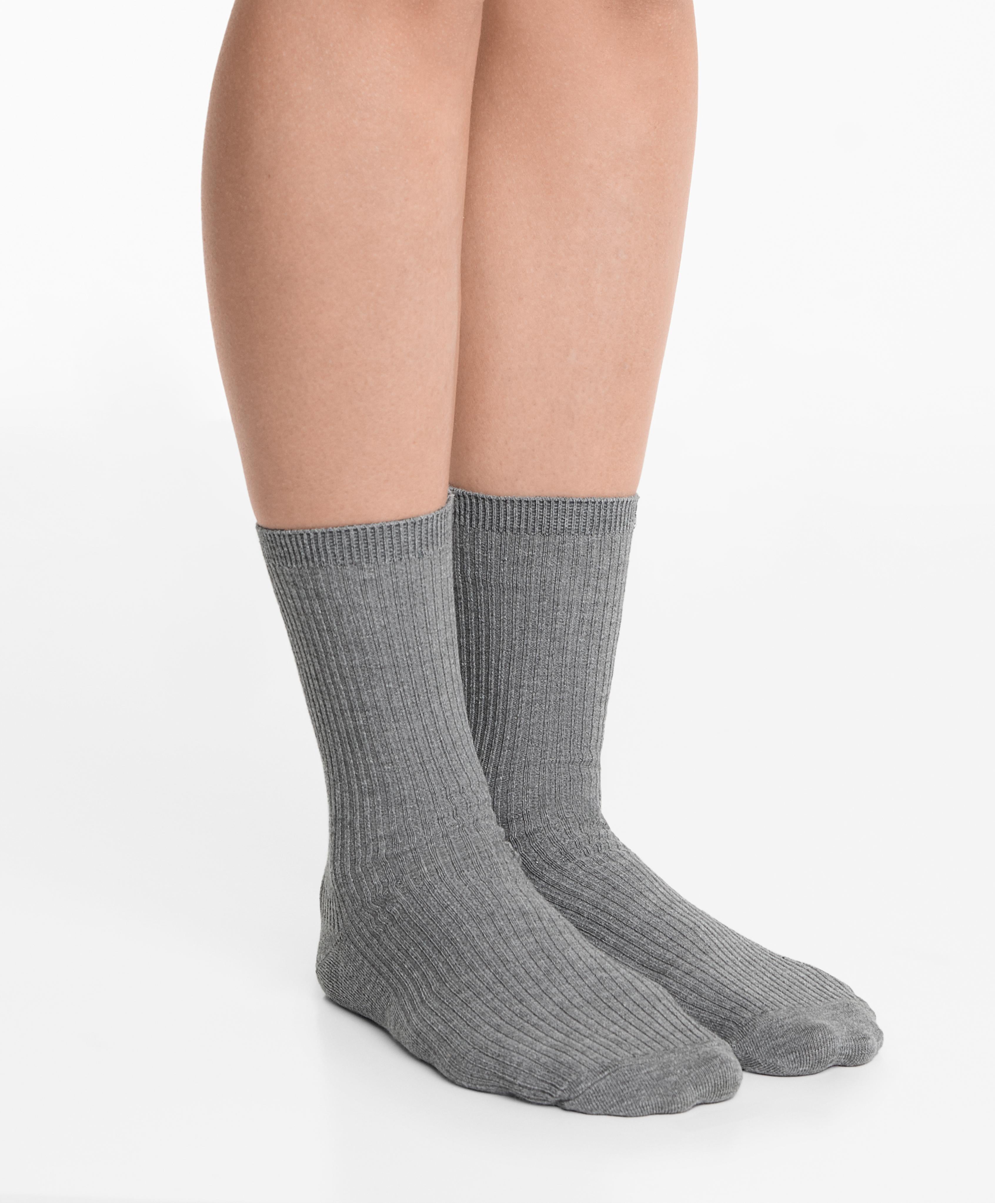 5 PAIRS OF COTTON BLEND CLASSIC SOCKS