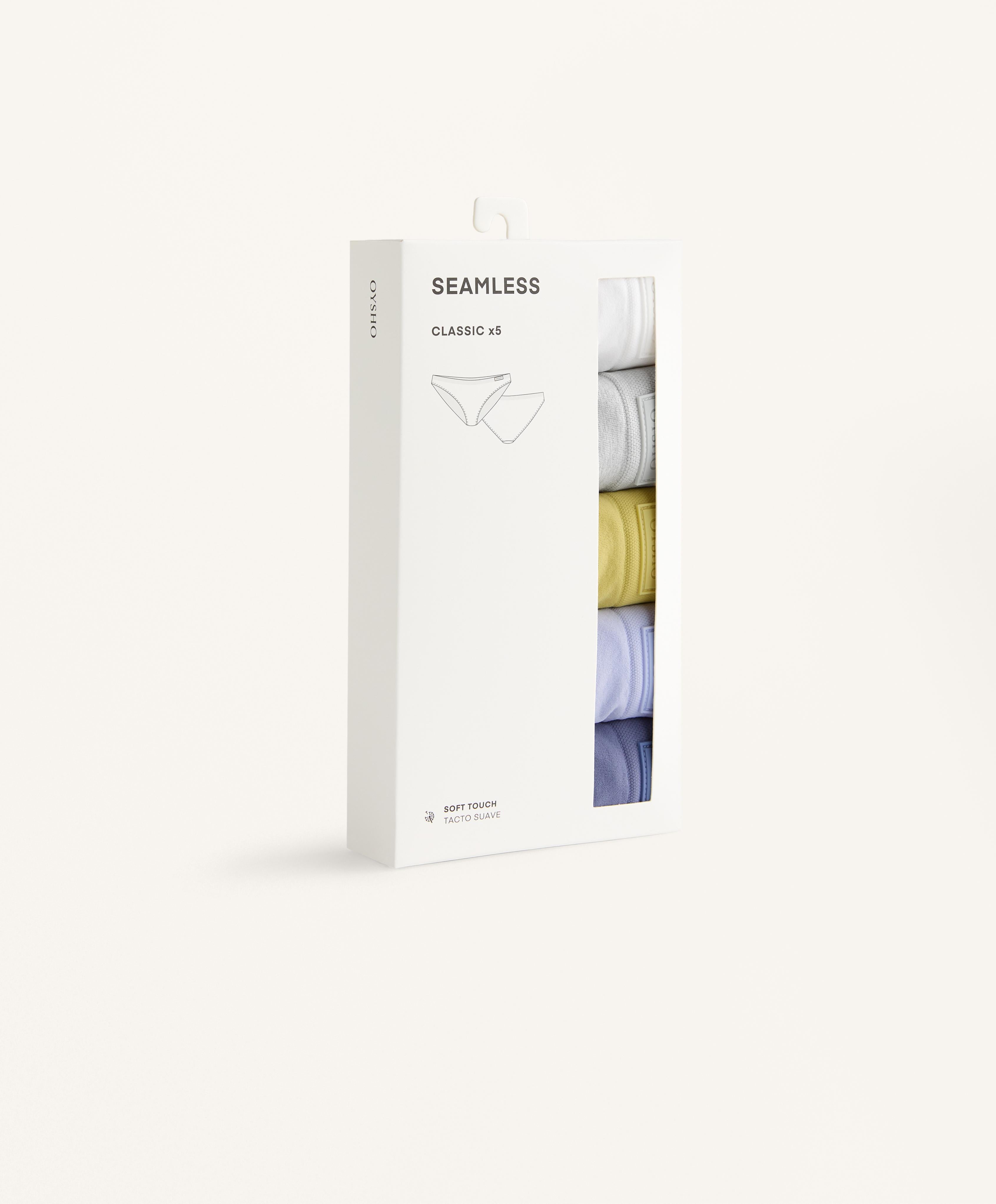 5 SEAMLESS SOFT TOUCH CLASSIC BRIEFS