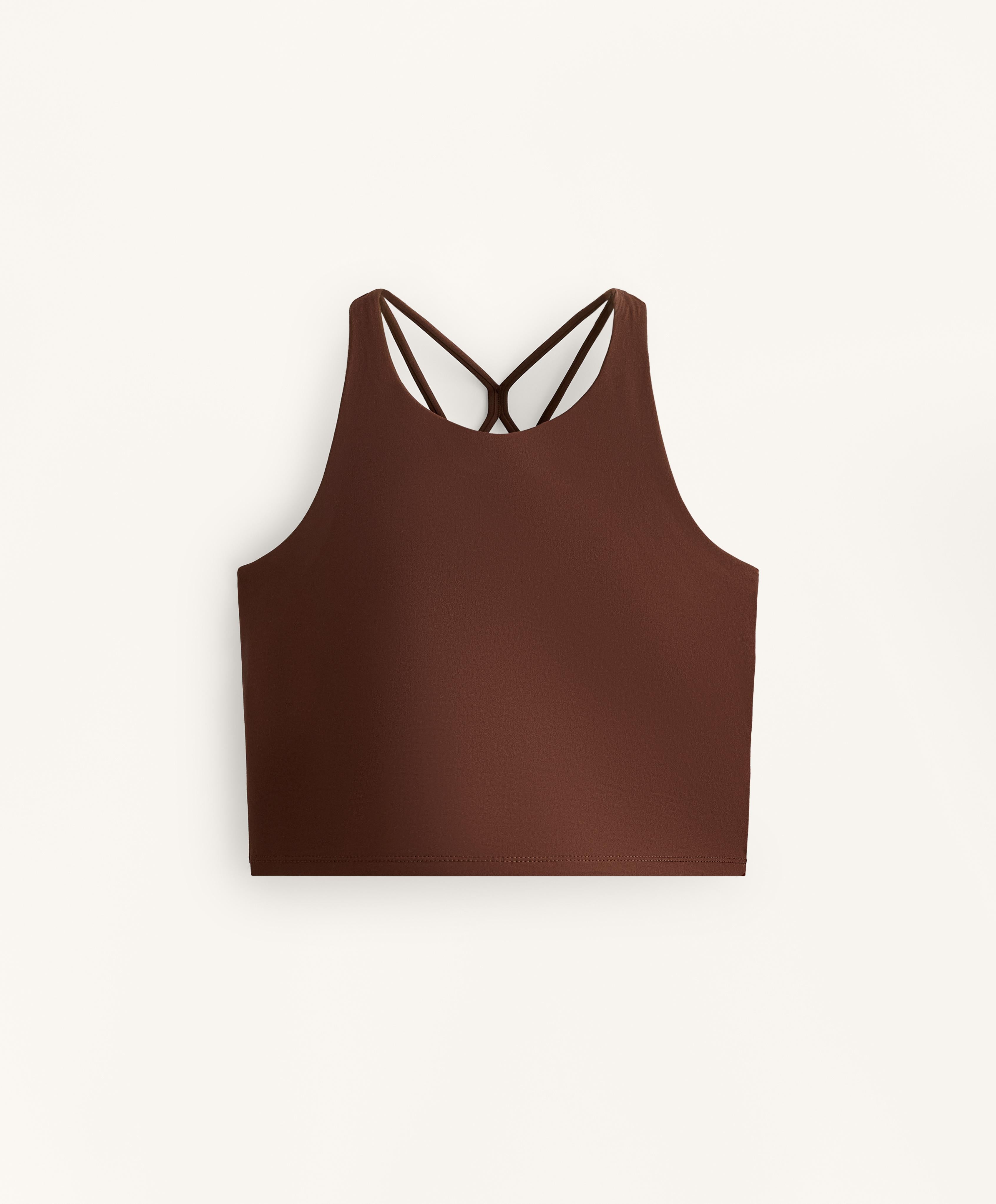 COMFORTLUX STRAP TANK TOP WITH CUPS